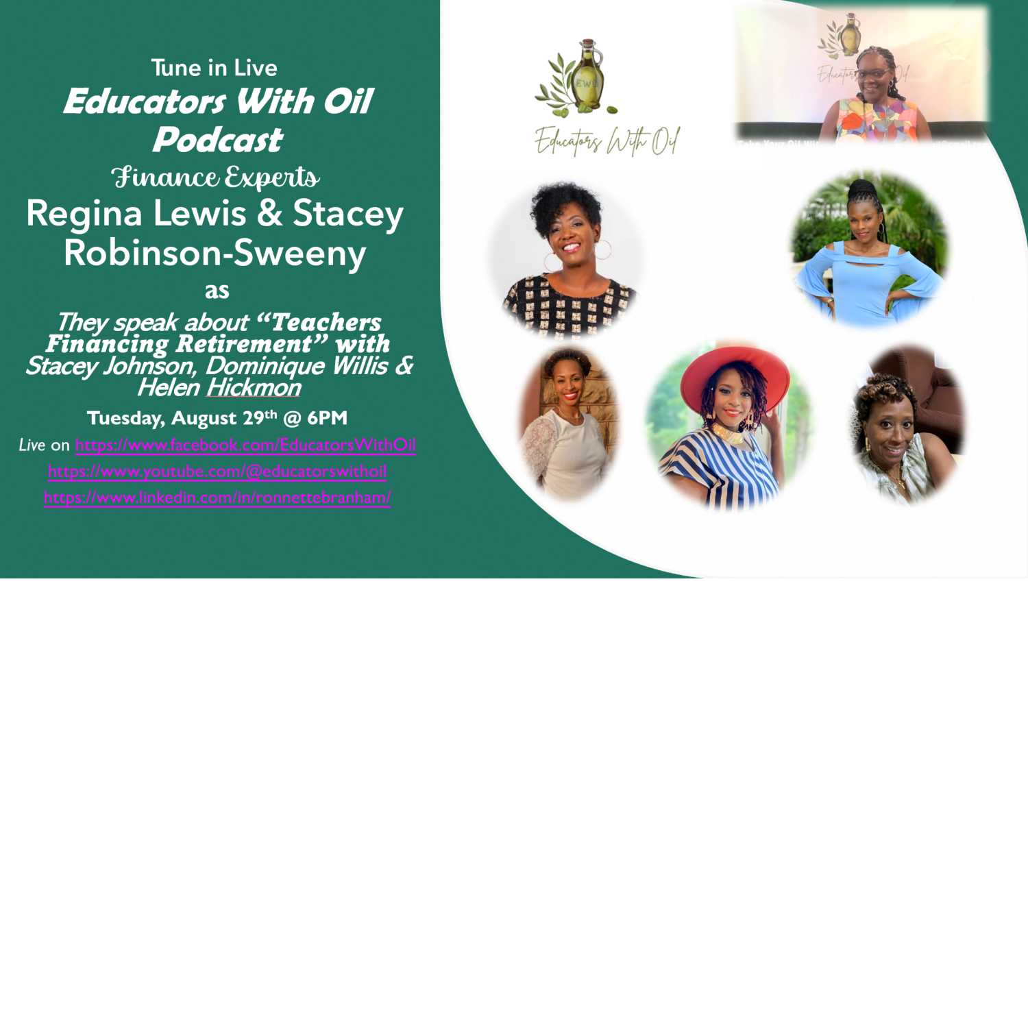 Regina Lewis & Stacey Sweeny Discuss Teachers Financing Retirement