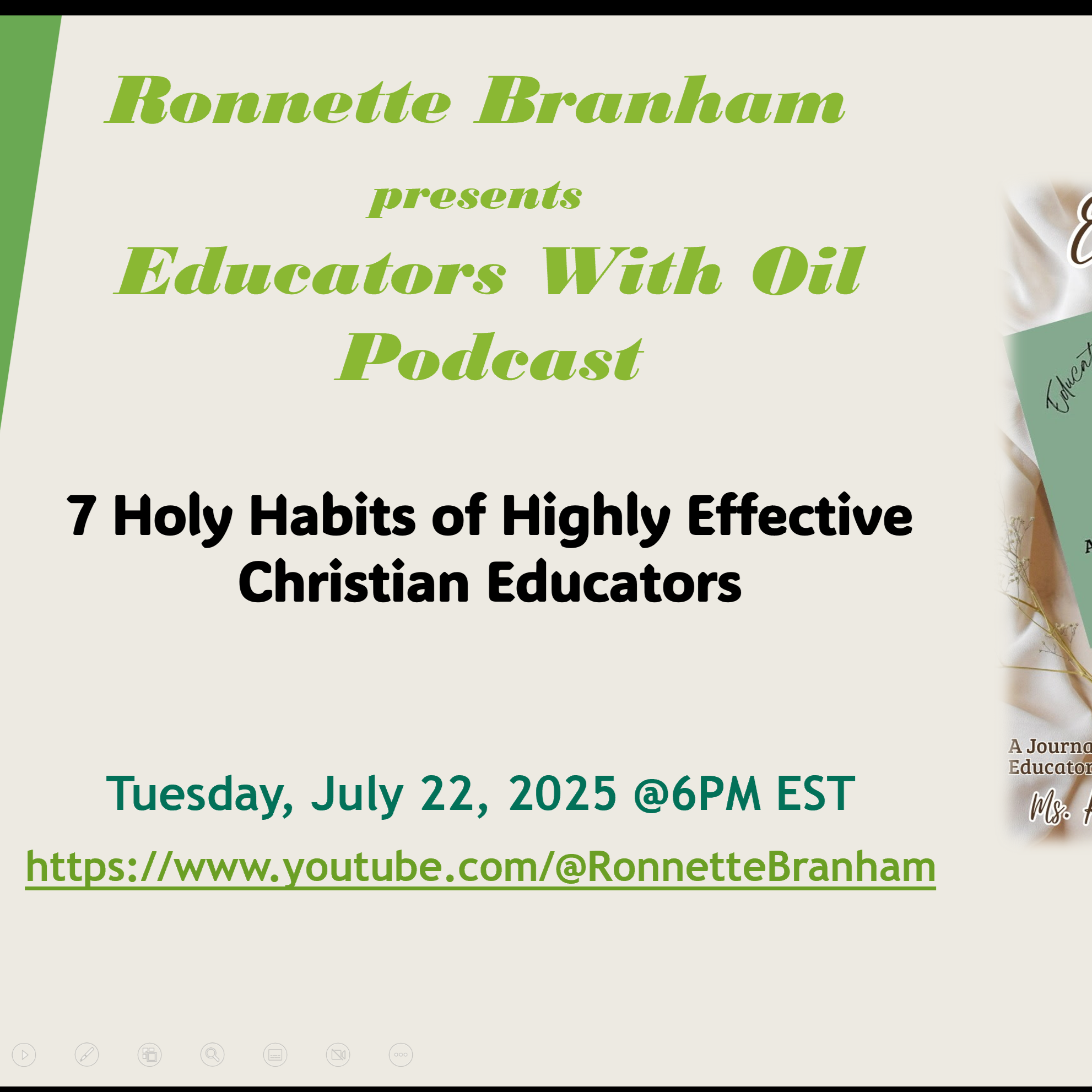 7 Holy Habits of Highly Effective Christian Educators