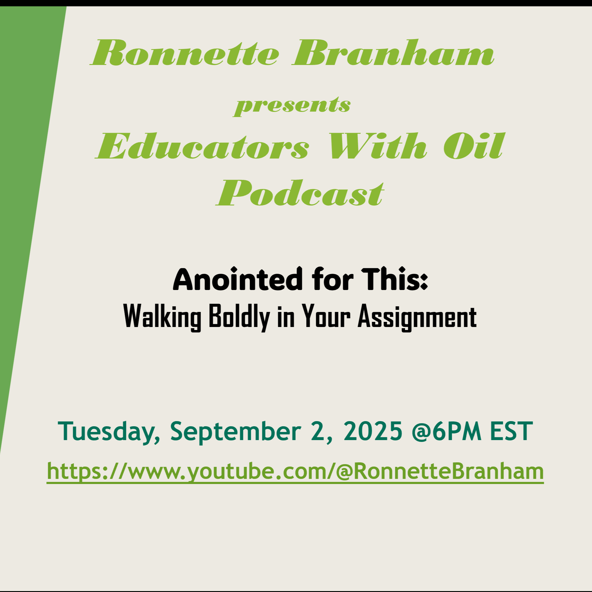 Anointed For This: Walking Boldly in Your Assignment