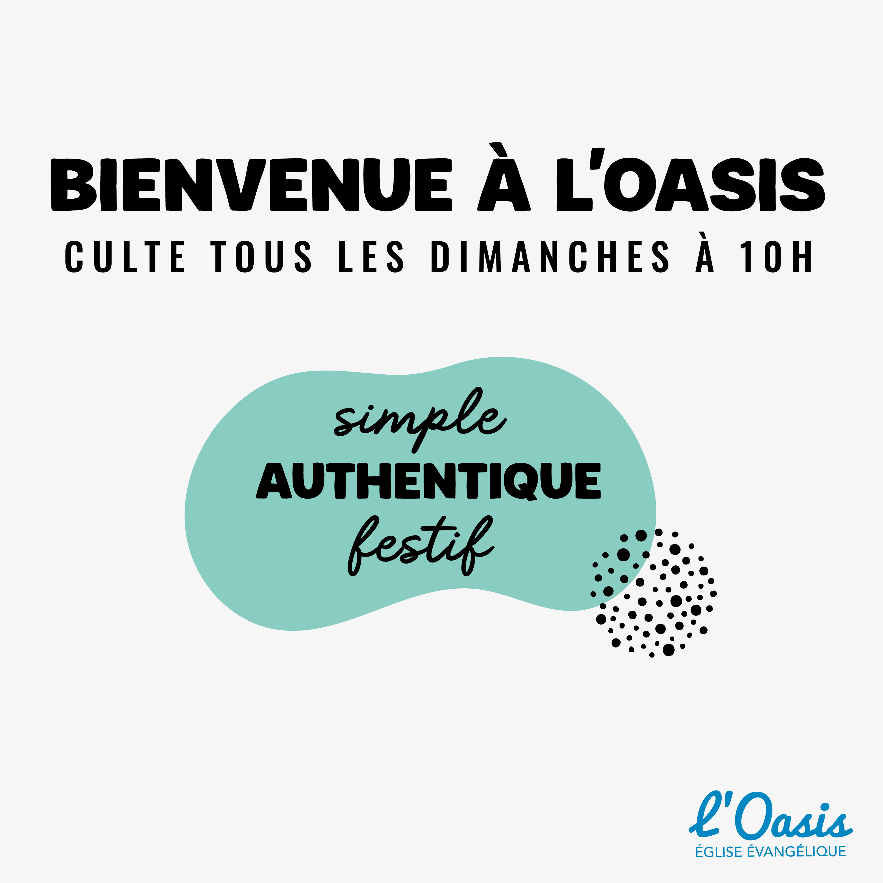Illustration du podcast Eglise évangélique l'Oasis Morges