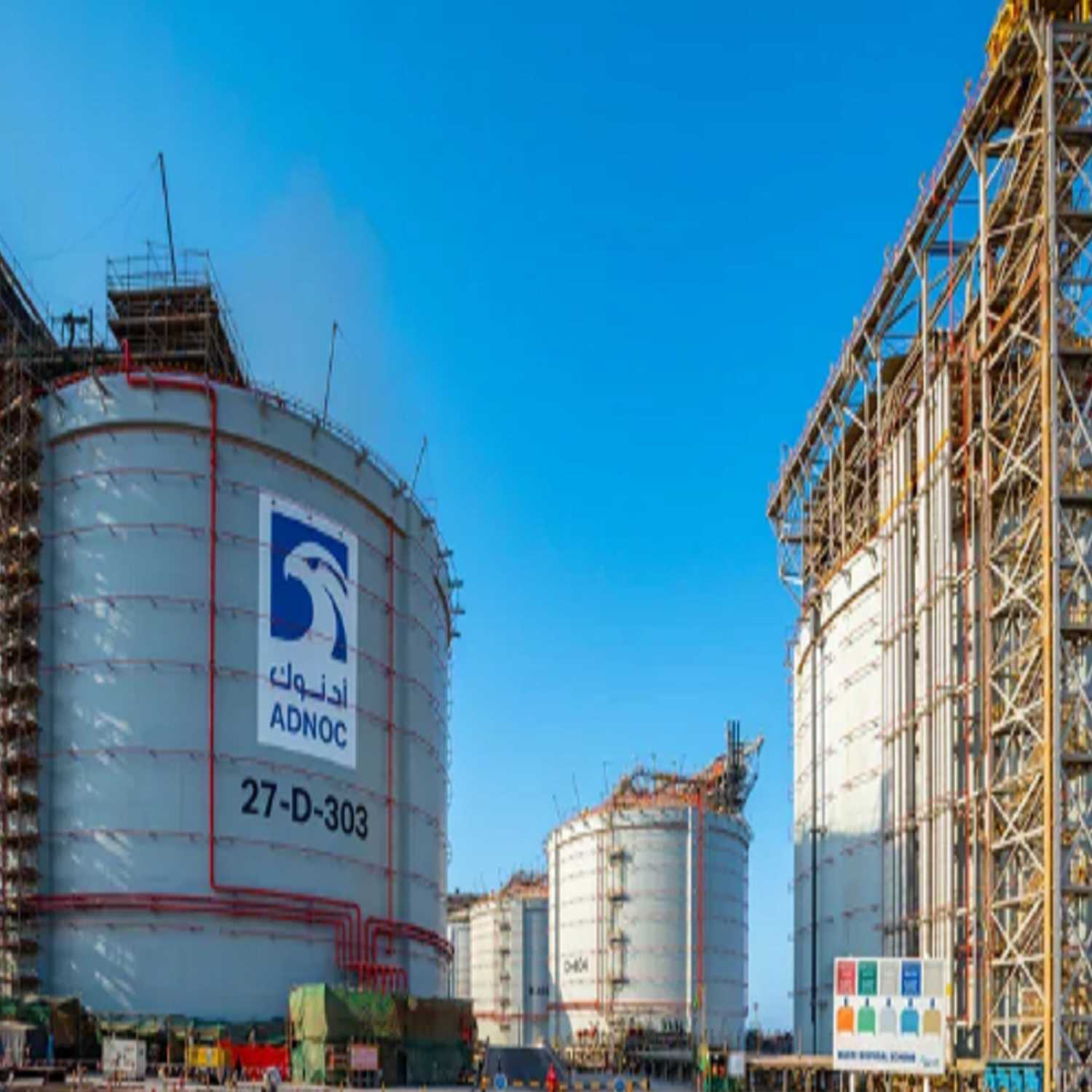 شركة ADNOC الإمارات صفقة توريد الغاز الطبيعي المسال إلى الهند