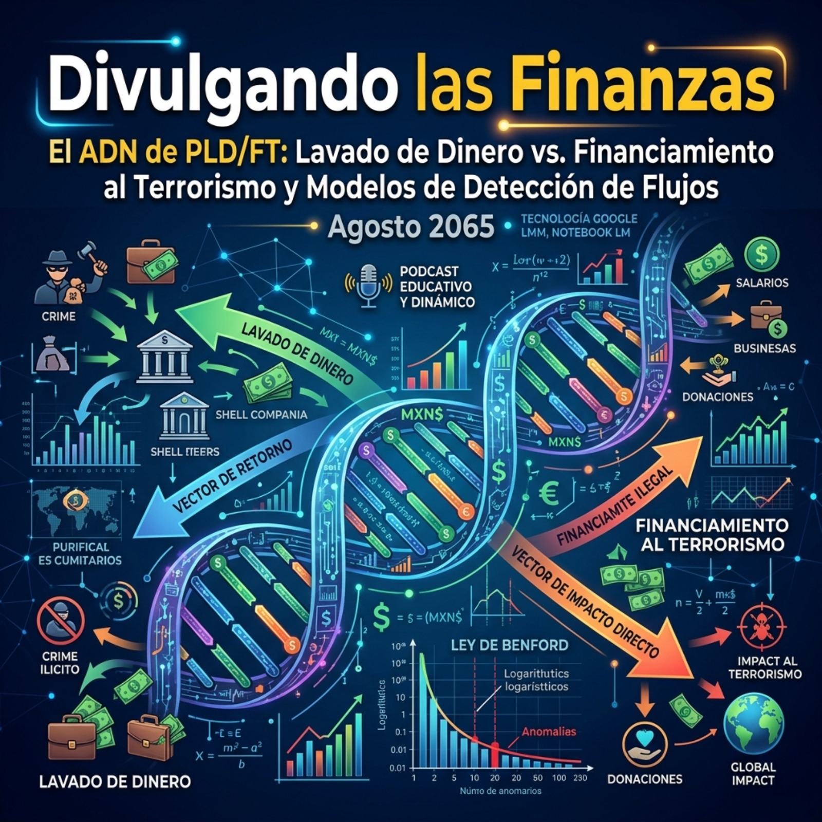 El ADN de PLD/FT: Lavado de Dinero vs. Financiamiento al Terrorismo y Modelos de Detección de Flujos episode artwork