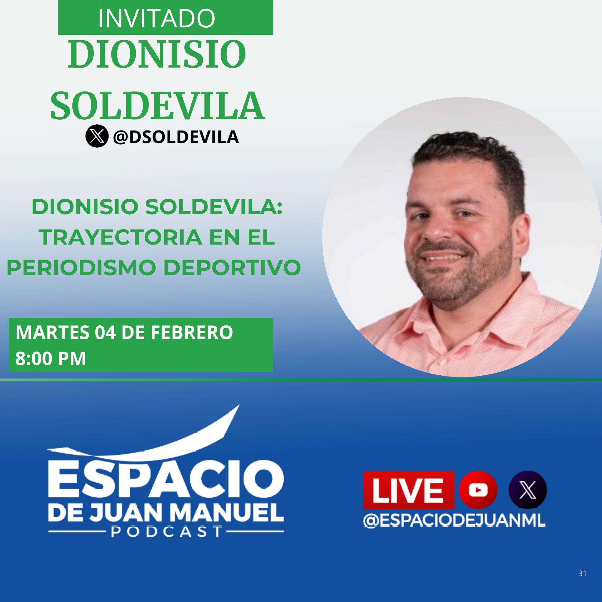 Dionisio Soldevila: Trayectoria en el  Periodismo Deportivo @Dsoldevila  episode artwork