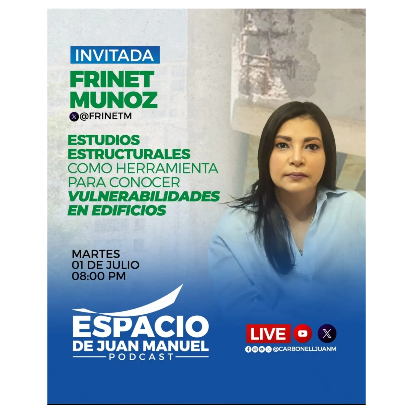 ESTUDIOS ESTRUCTURALES COMO HERRAMIENTA PARA CONOCER VULNERABILIDADES EN EDIFICIOS  episode artwork