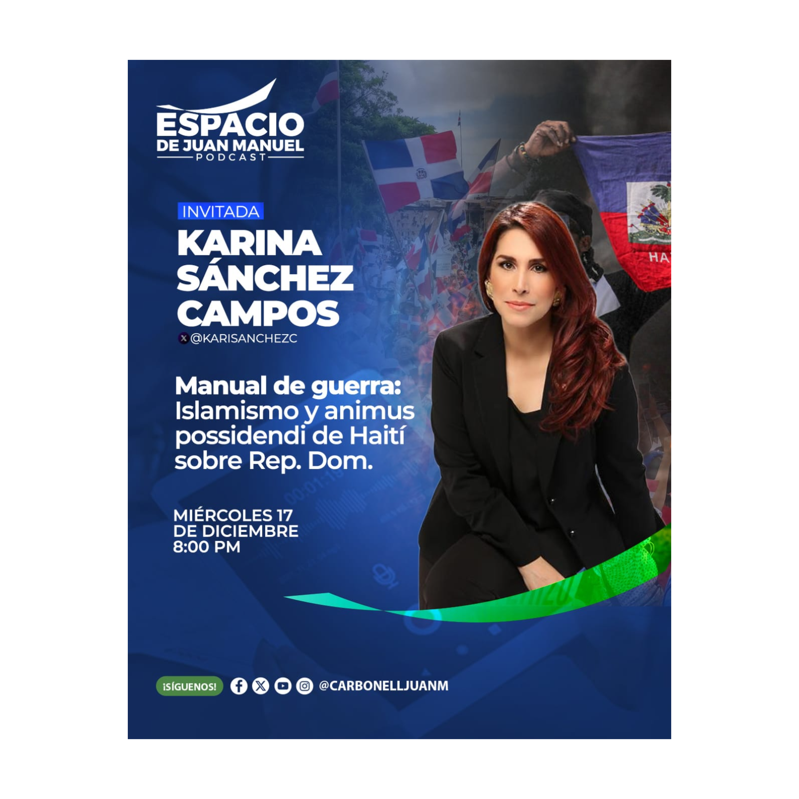 Manual de  Guerra: Islamismo y animus Possidendi de Haiti sobre  REP DOM. episode artwork