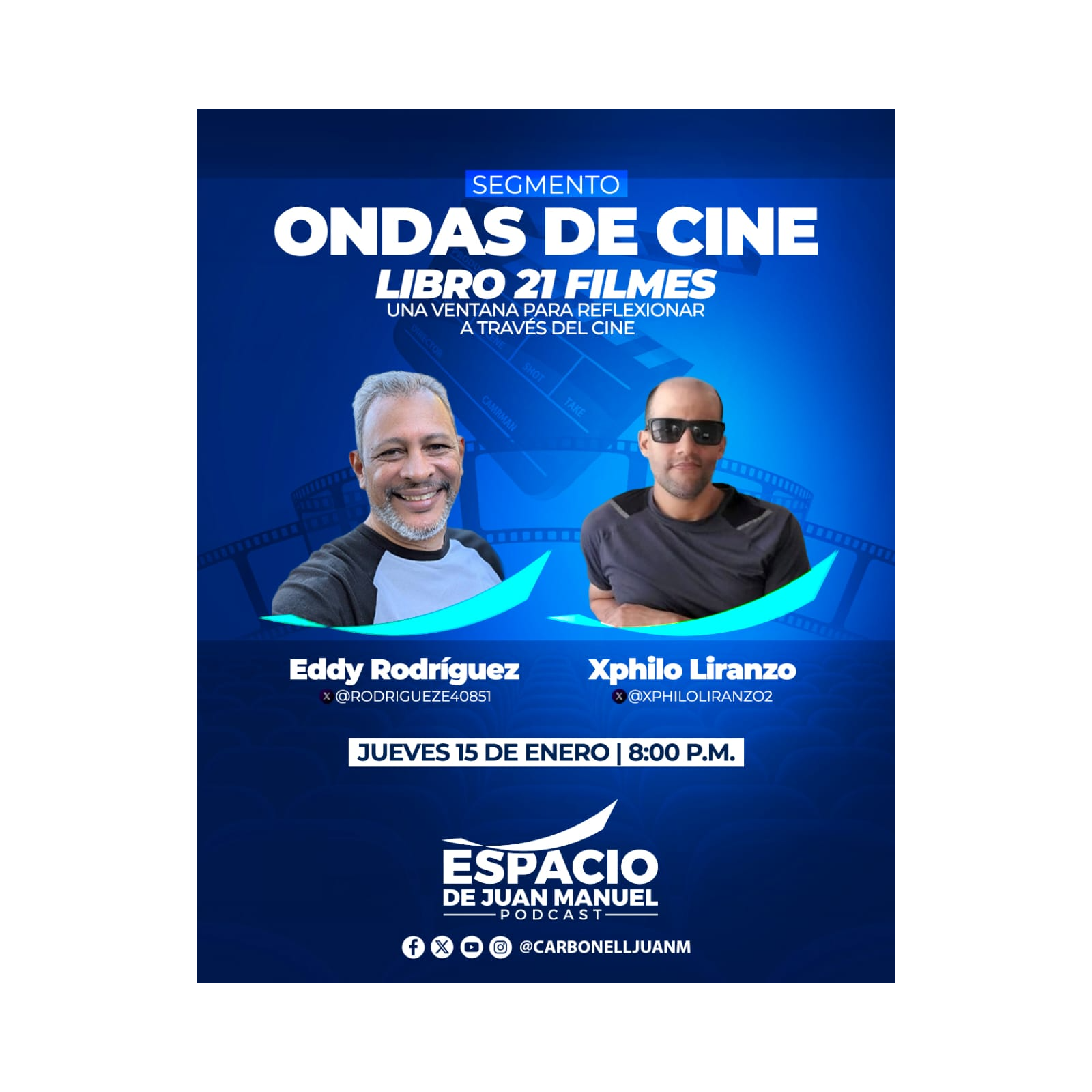 #OndasDeCine  Libro 21 Filmes: una ventana para reflexionar a través del cine. episode artwork