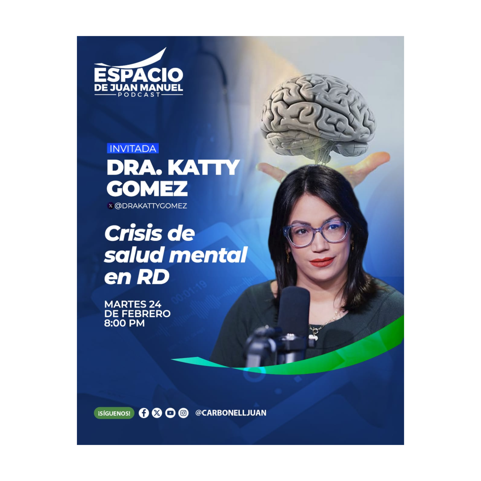 Crisis de Salud Mental  en  RD.  @Drakattygomez  #EJM episode artwork