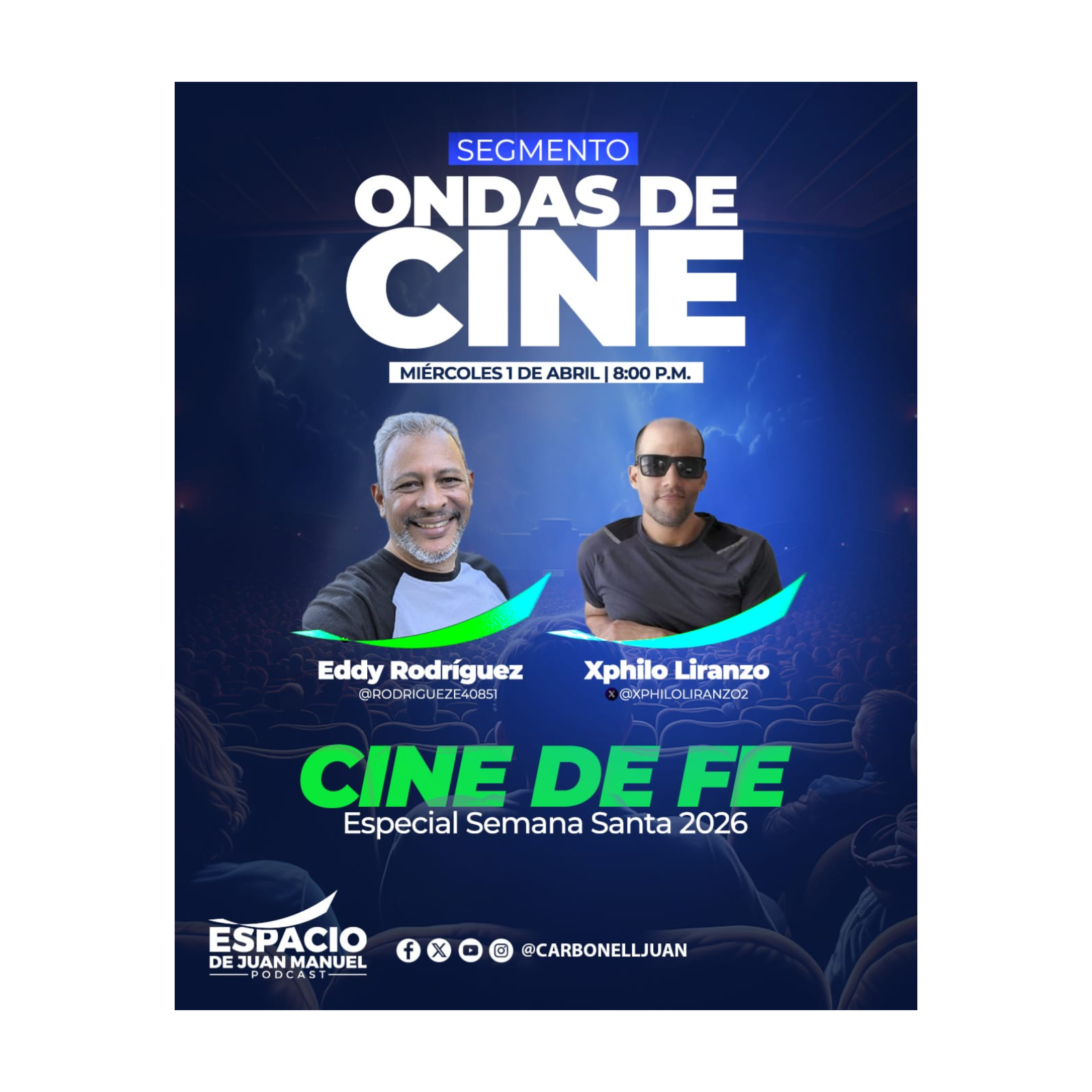 #OndasdeCine  cine  de  Fe.  especial de  semana  santa 2026 episode artwork