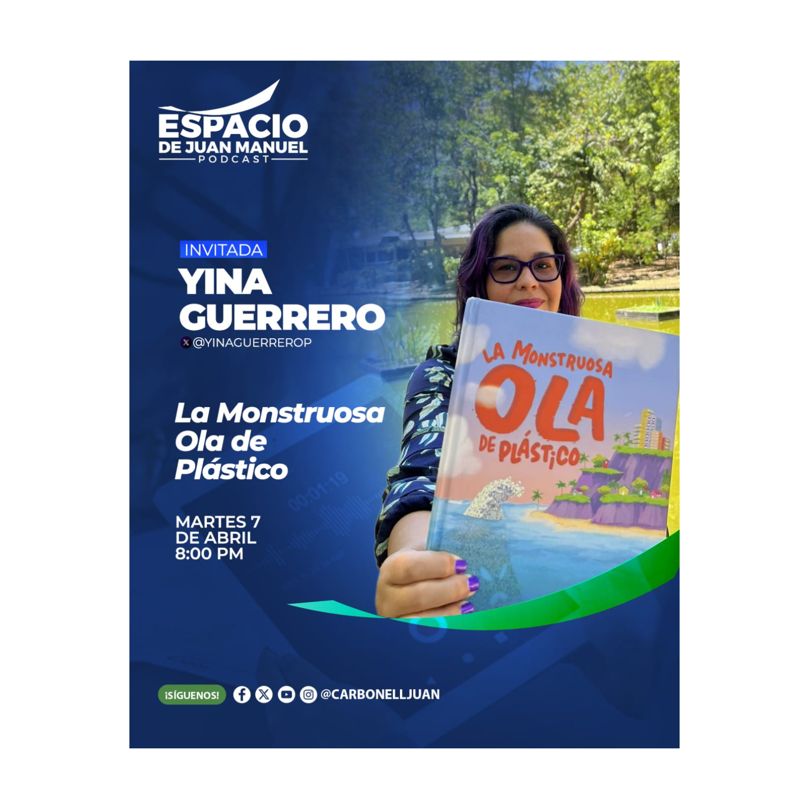 "La  monstruosa ola de plástico", el libro de Yina Guerrero que busca sembrar conciencia ambiental episode artwork