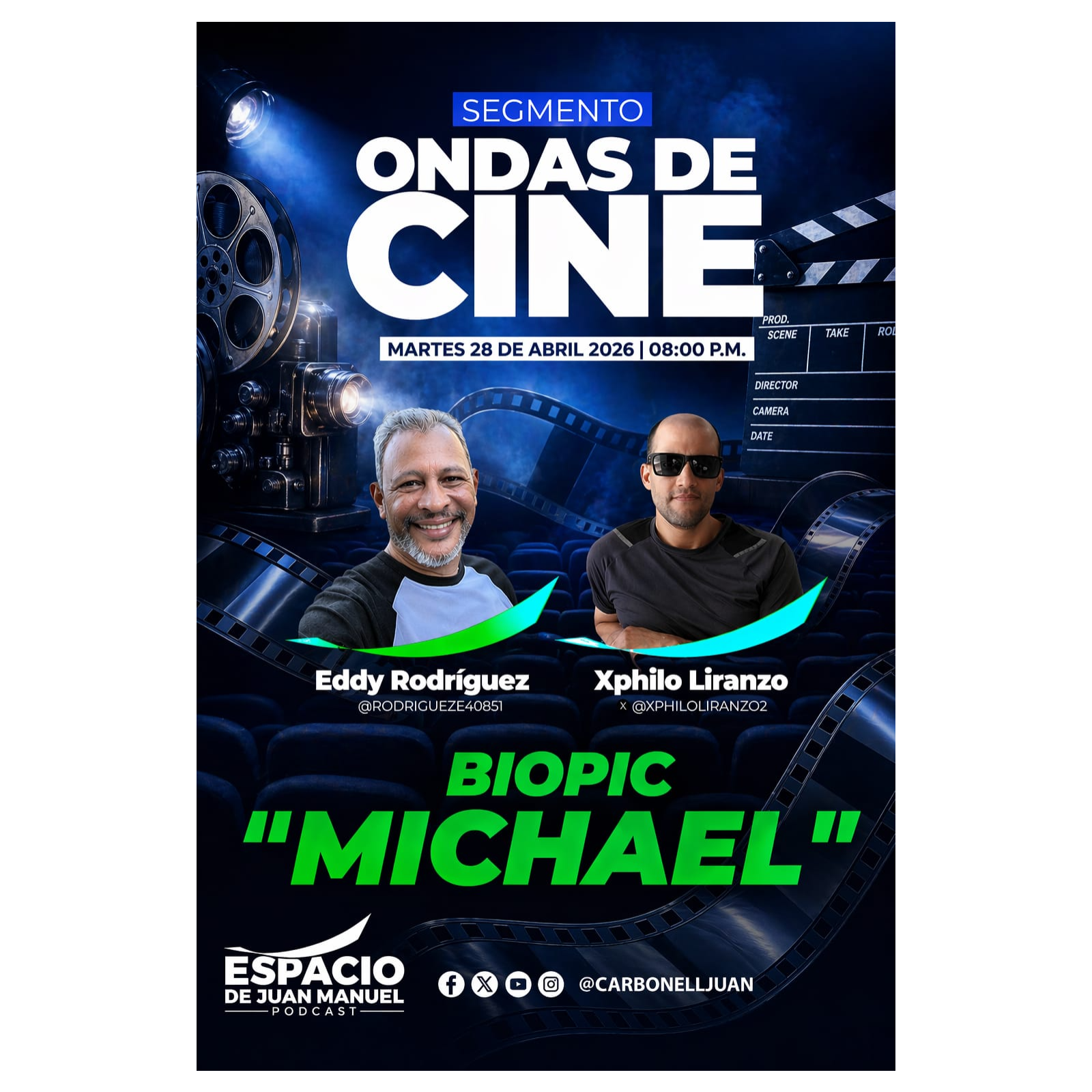 #OndasdeCine Película biográfica sobre el rey del pop, Michael Jackson. episode artwork