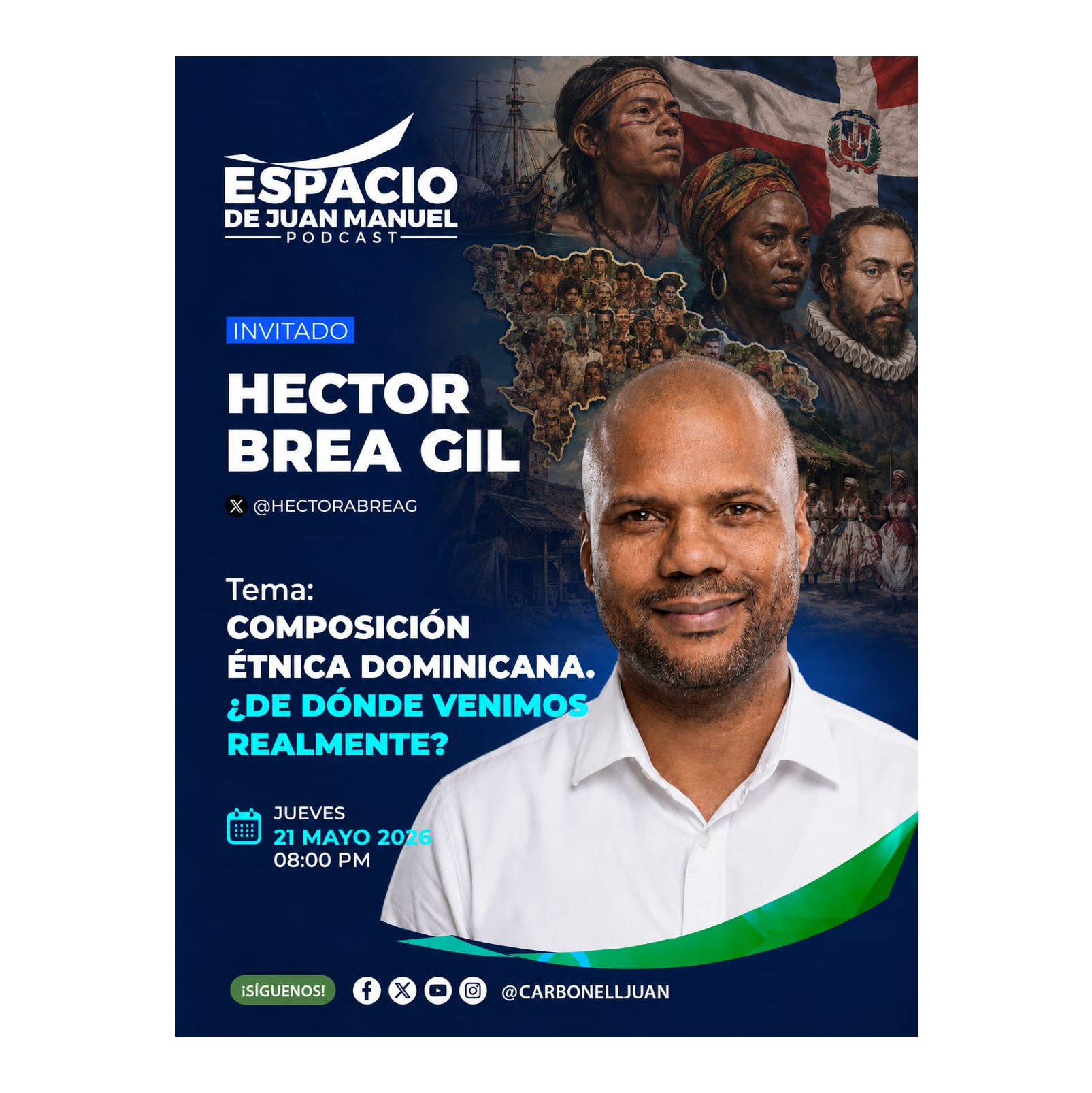 La composición étnica dominicana @hectorabreag episode artwork