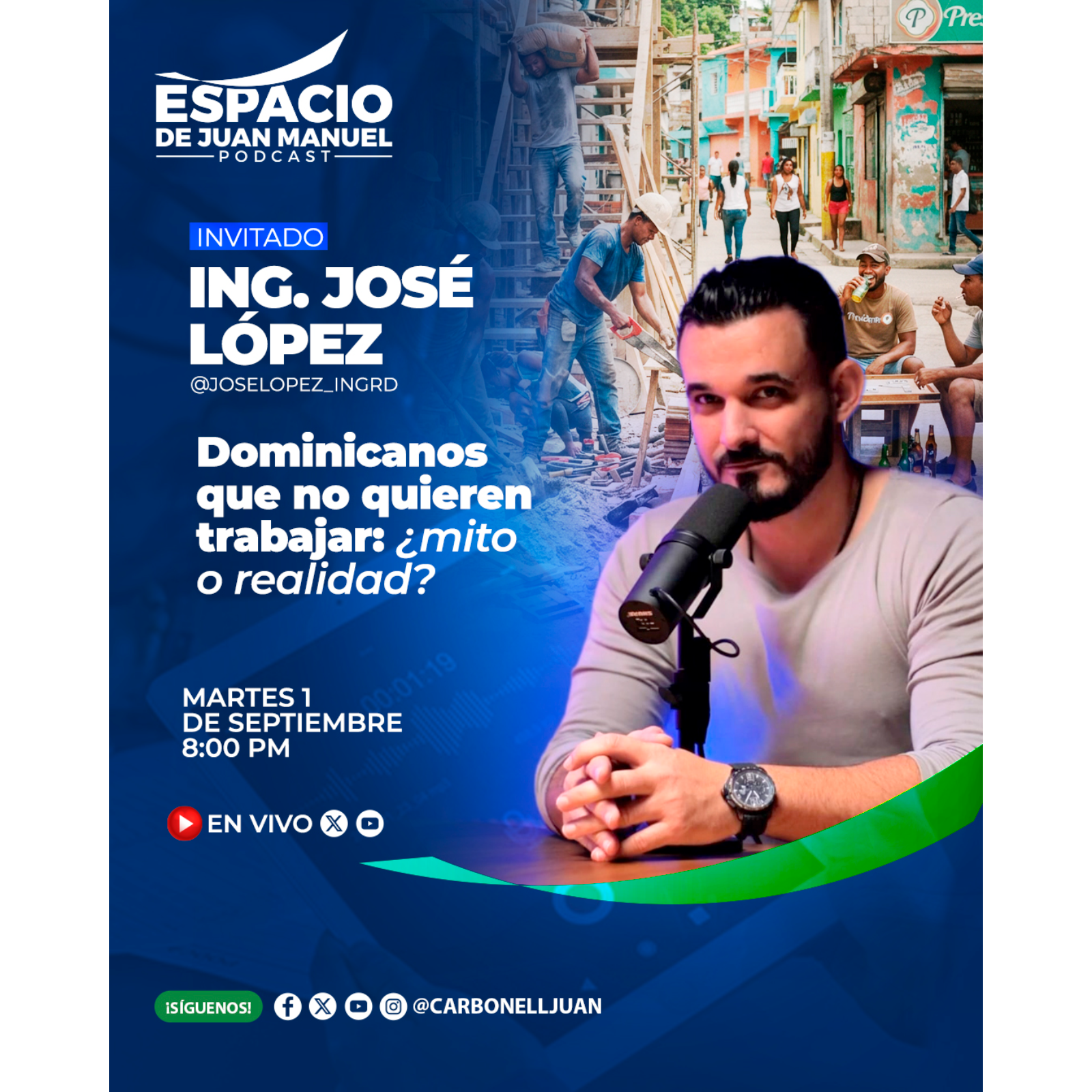 Los  Dominicanos no quieren Trabajar: ¿Mito o realidad? episode artwork