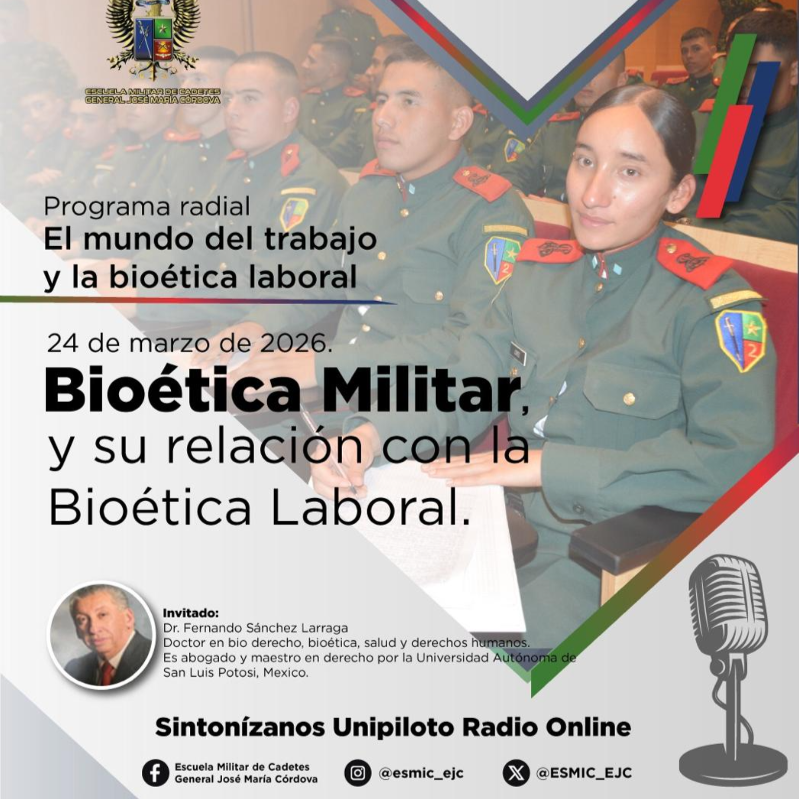 BIOÉTICA MILITAR Y SU RELACIÓN CON LA BIOÉTICA LABORAL. episode artwork