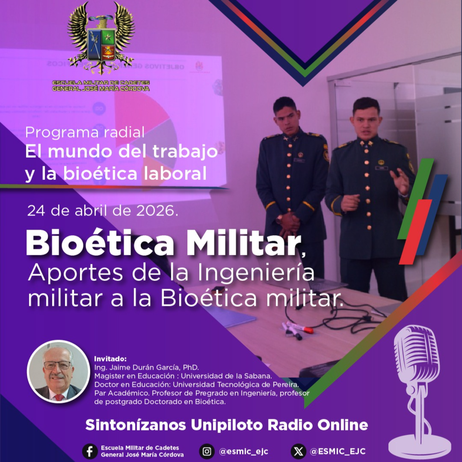 APORTES DE LA INGENIERÍA MILITAR A LA BIOÉTICA MILITAR episode artwork