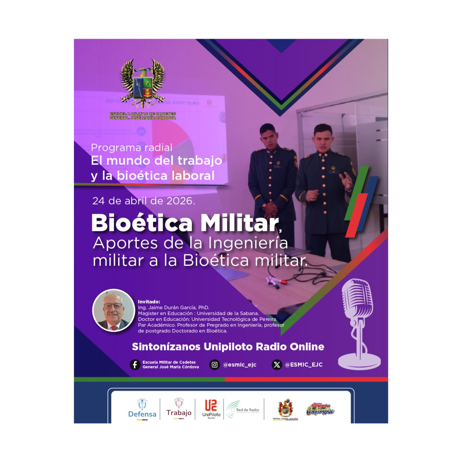 BIOÉTICA MILITAR Y EDUCACIÓN. episode artwork