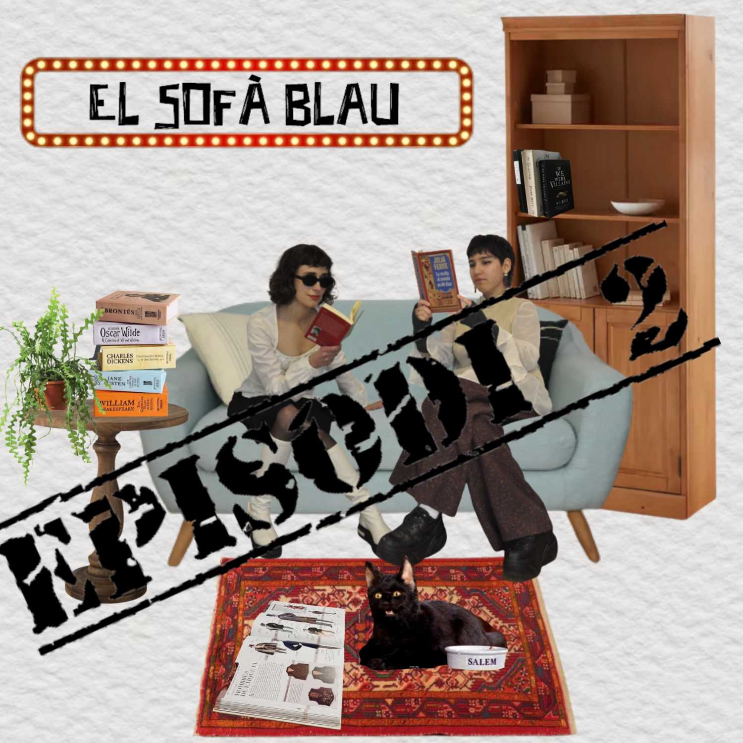 El sofà blau