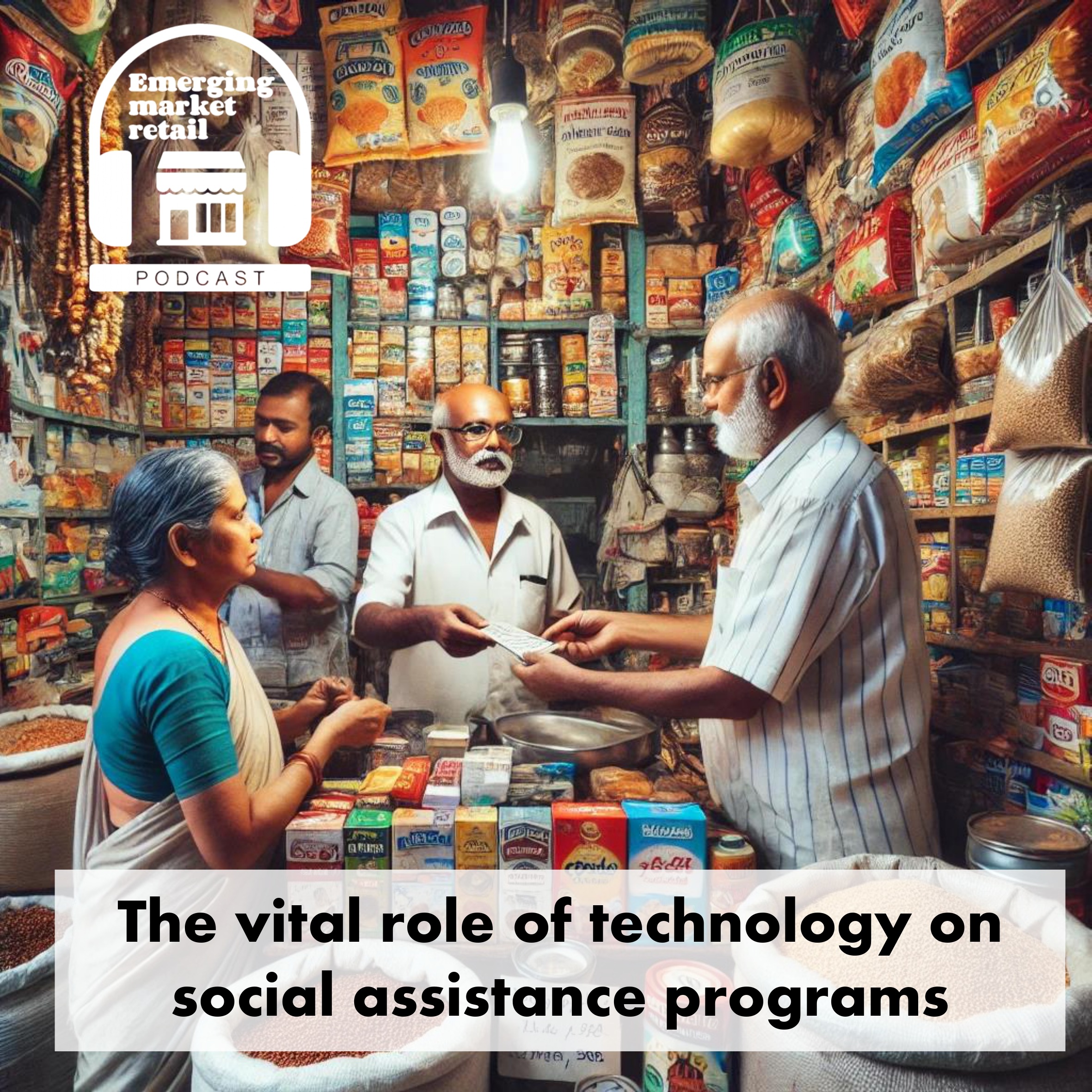 Emerging Market Retail Podcast - Season 2 - Episode 3 - The vital role of technology on social assistance programs episode artwork