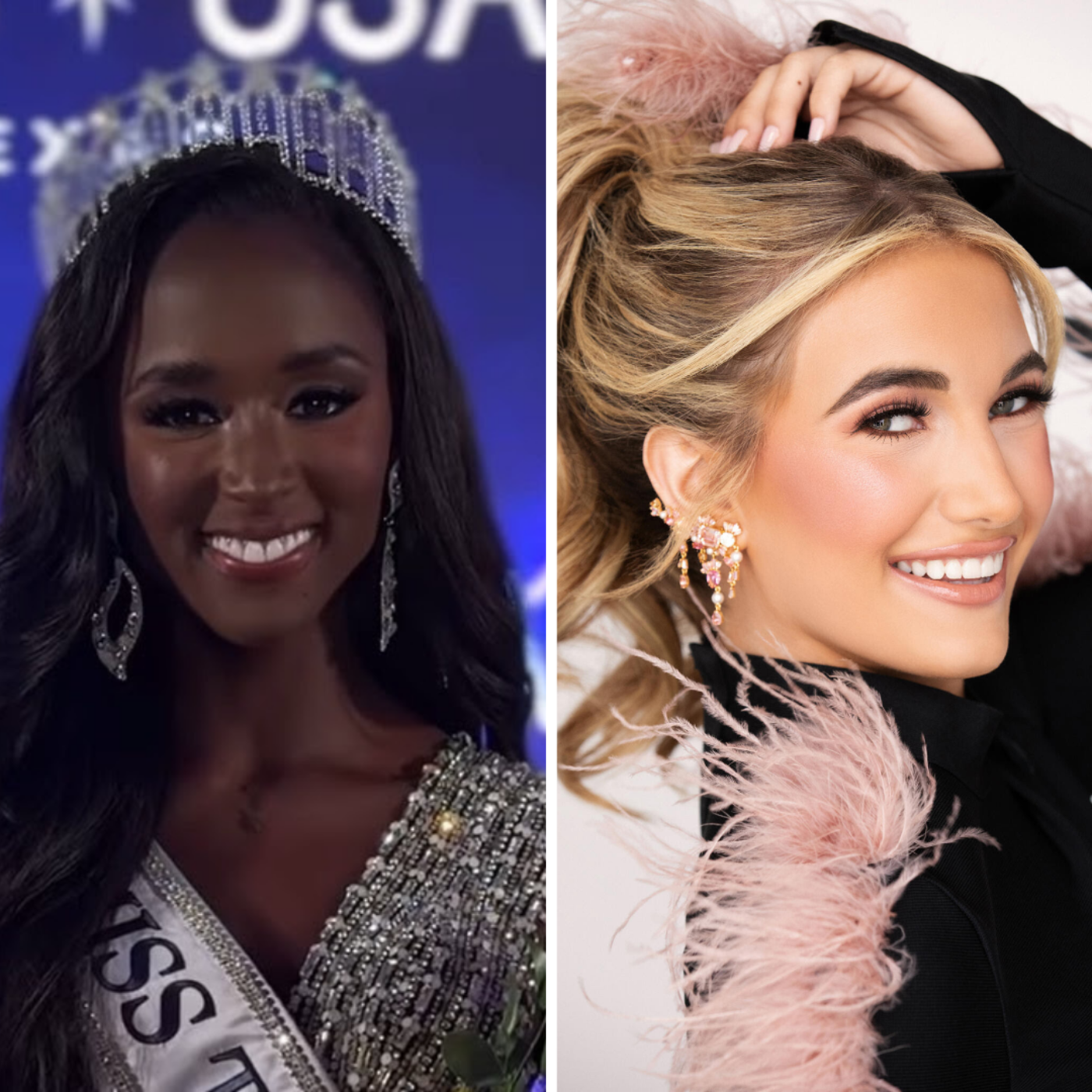 Miss Texas USA and Miss Texas Teen USA 2024- Aarieanna Ware and Dallyn Pesek