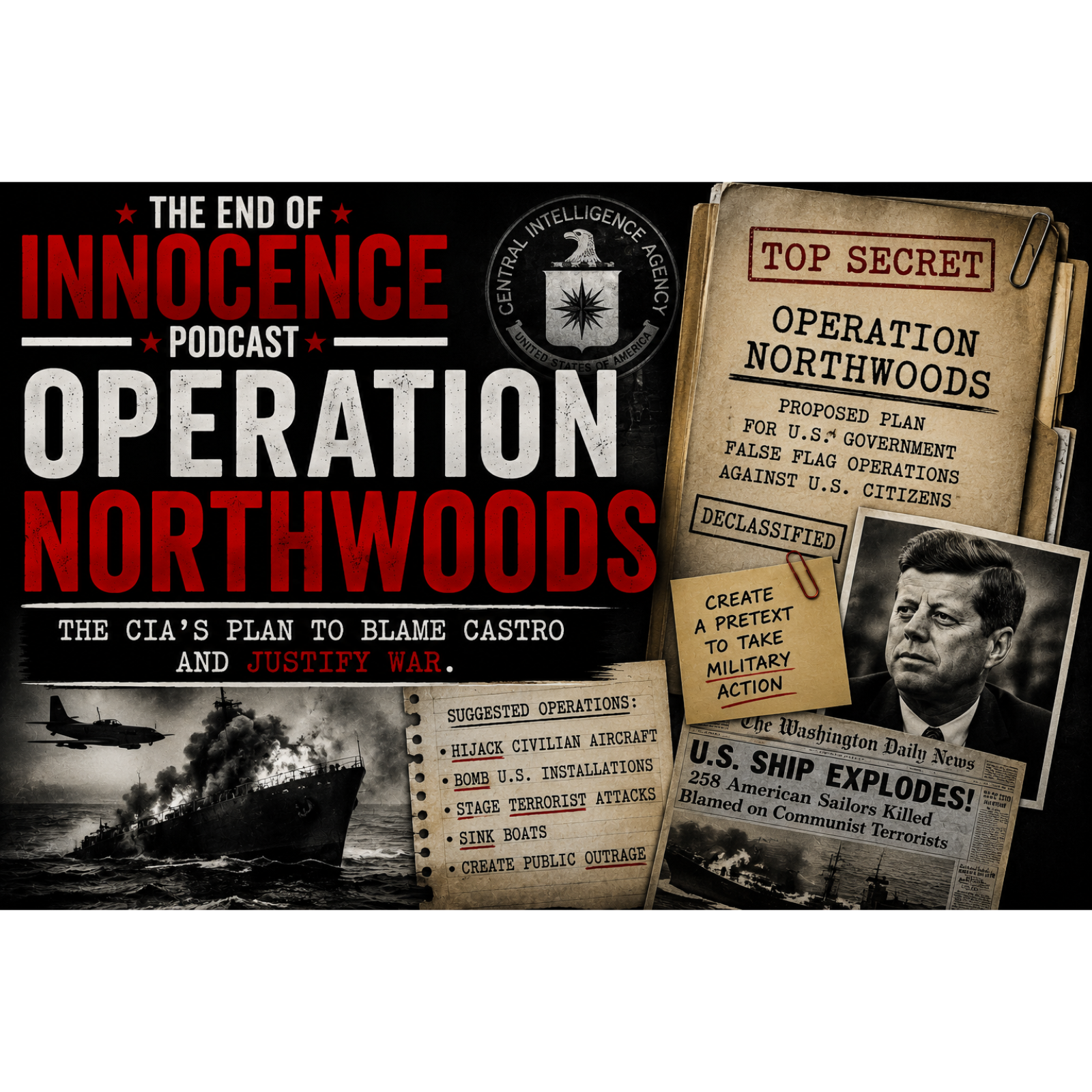 Episode 53 - The End of Innocence - The JFK Assassination - Operation Northwoods episode artwork
