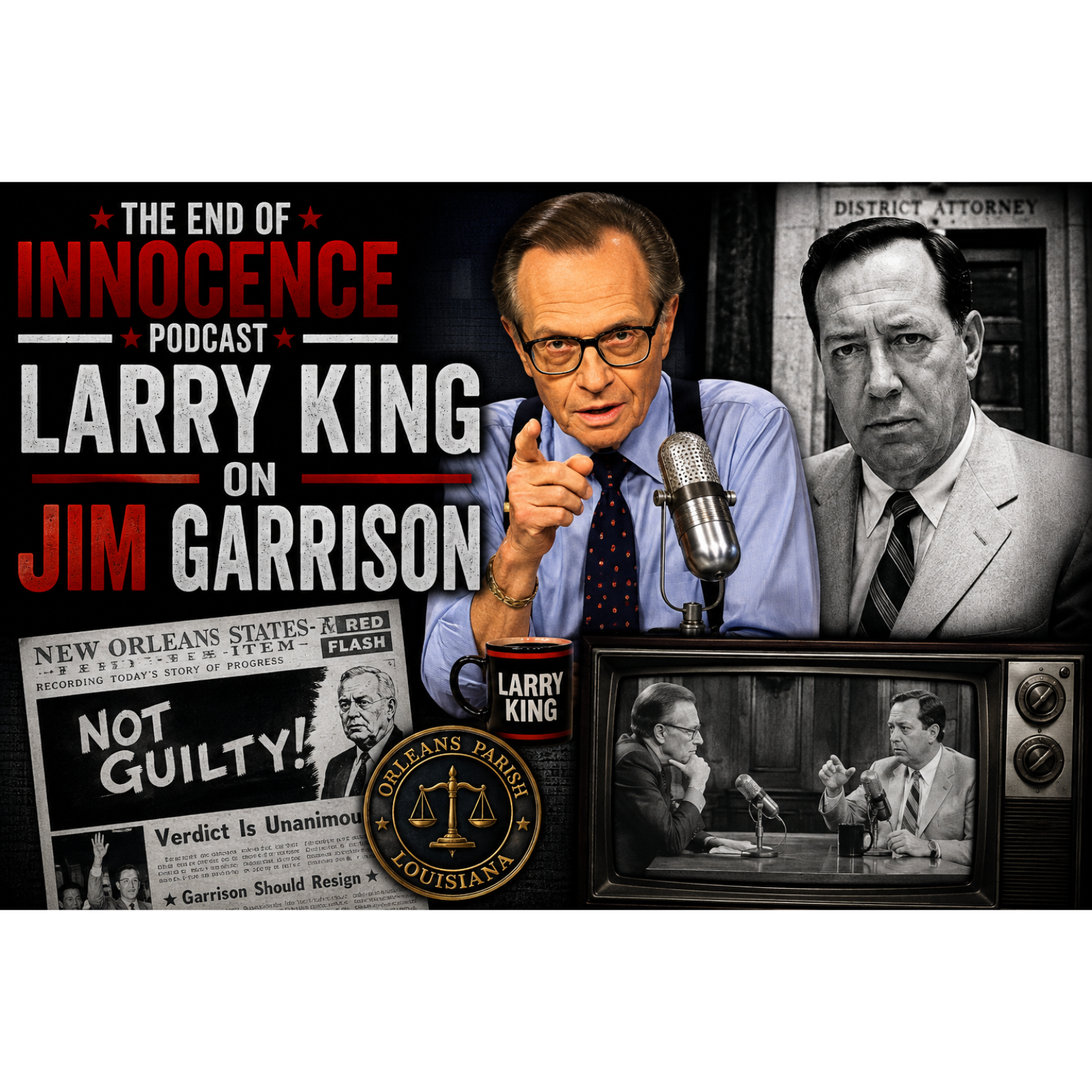Episode 49 - The End of Innocence - The JFK Assassination - Larry King on Jim Garrison episode artwork