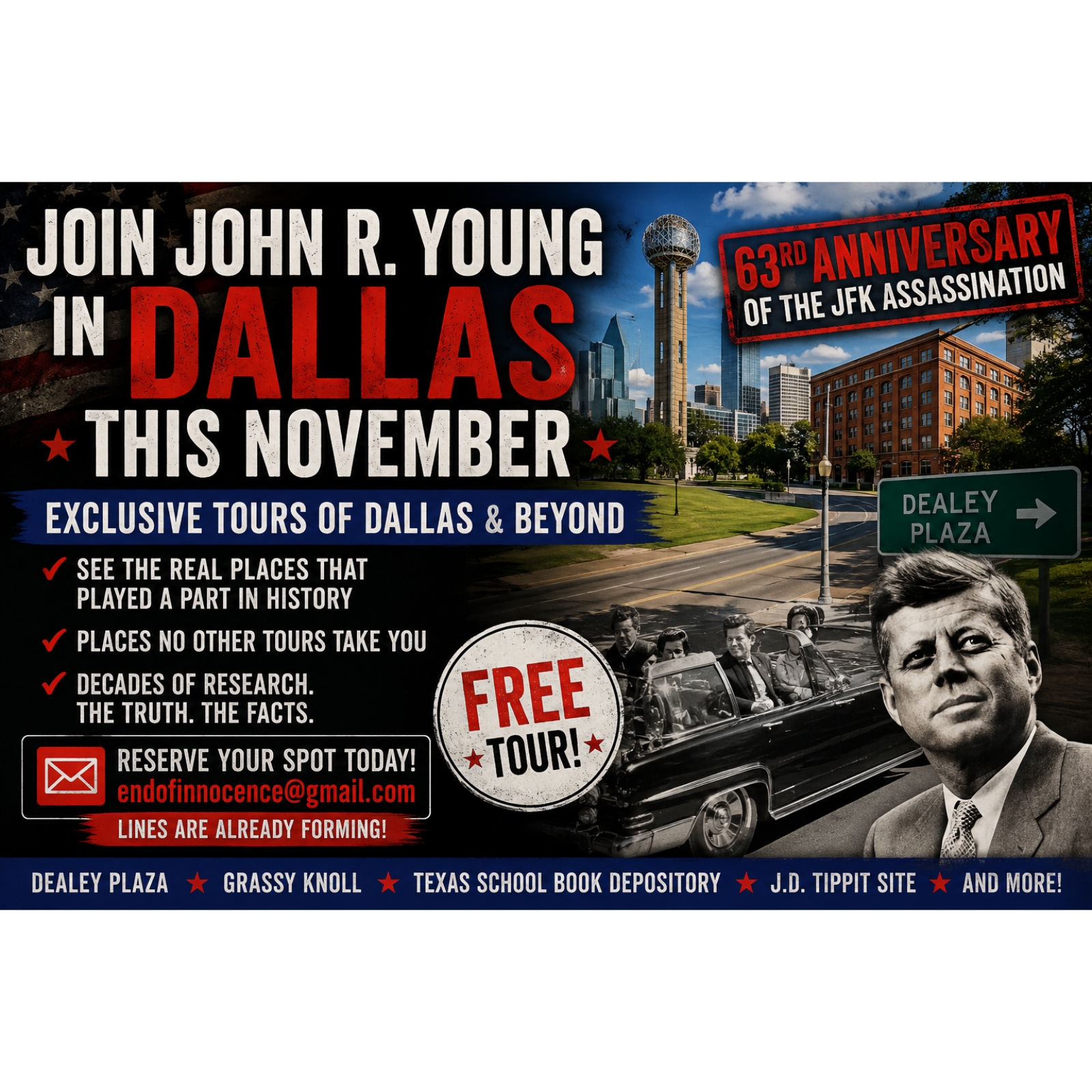 Join John R. Young in Dallas this November episode artwork