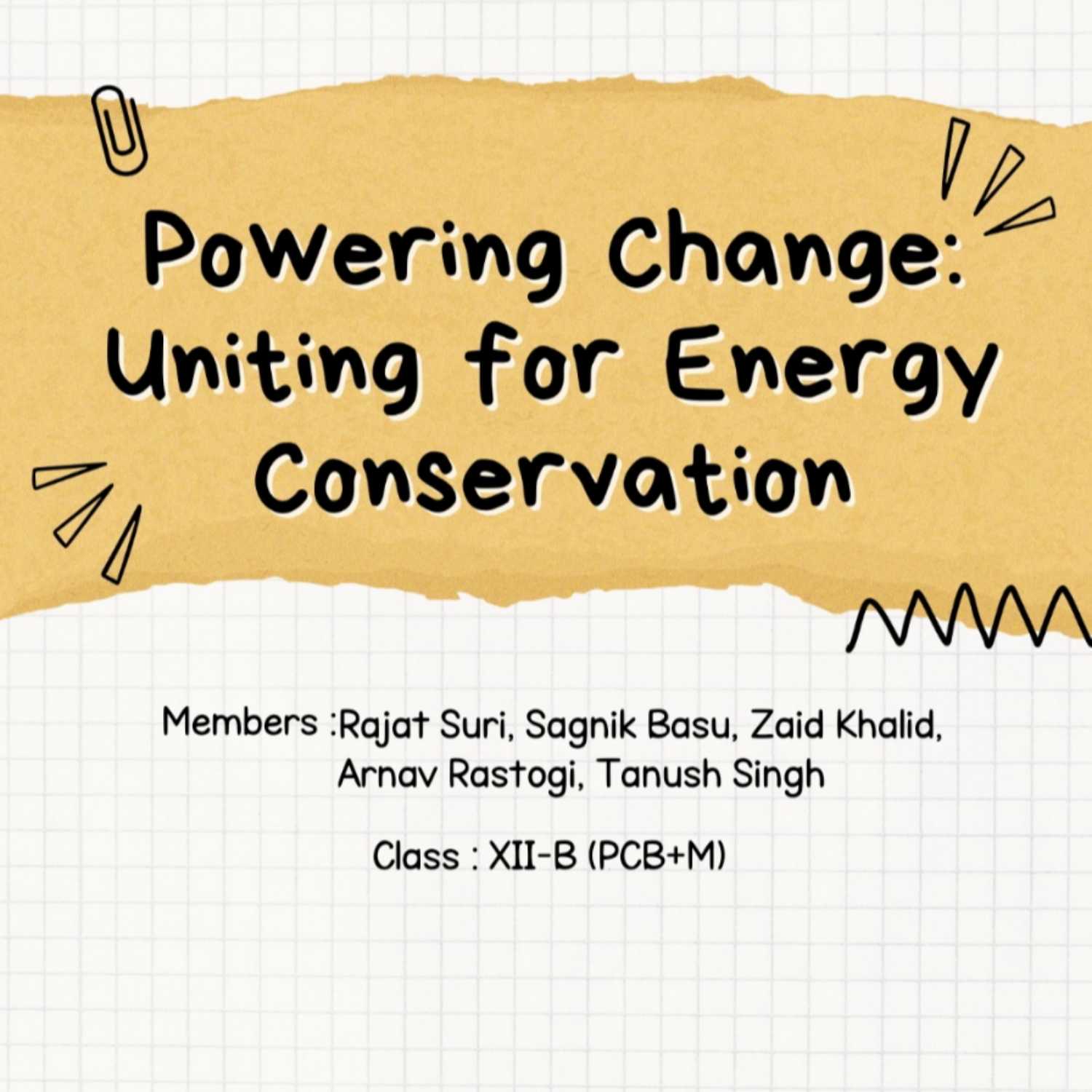 Powering Change: Uniting for Energy  Conservation