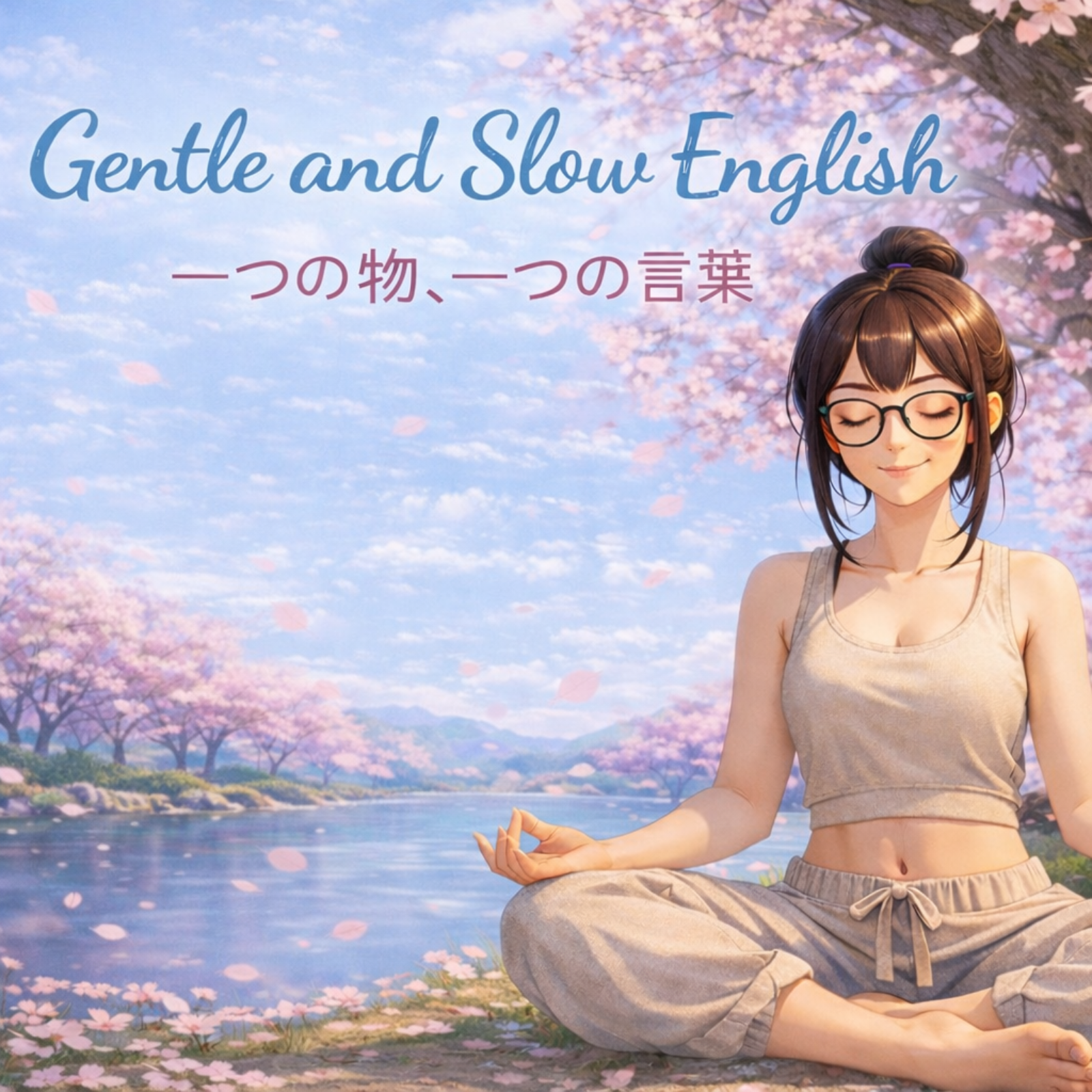Gentle and Slow English ✨ One Object, One Word - No Pressure🧘🏻‍♀️ Meditation Activity 一つの物、一つの言葉