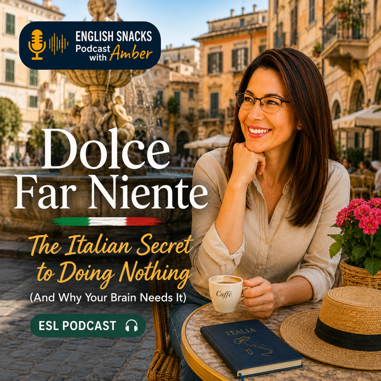 English Snacks: Dolce Far Niente — The Italian Secret to Doing Nothing (And Why Your Brain Needs It) ESL Podcast
