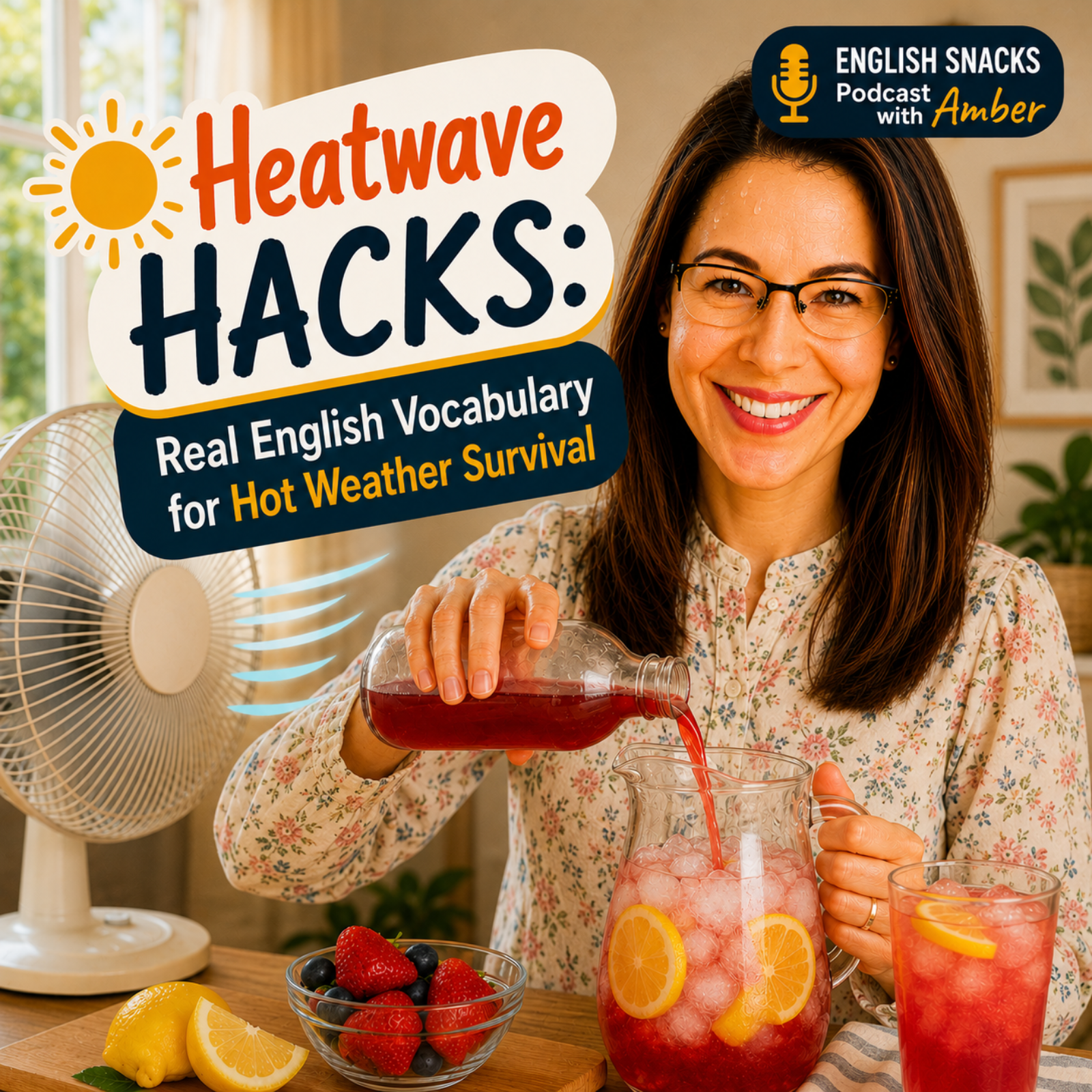 Heatwave Hacks: Real English Vocabulary for Hot Weather Survival episode artwork