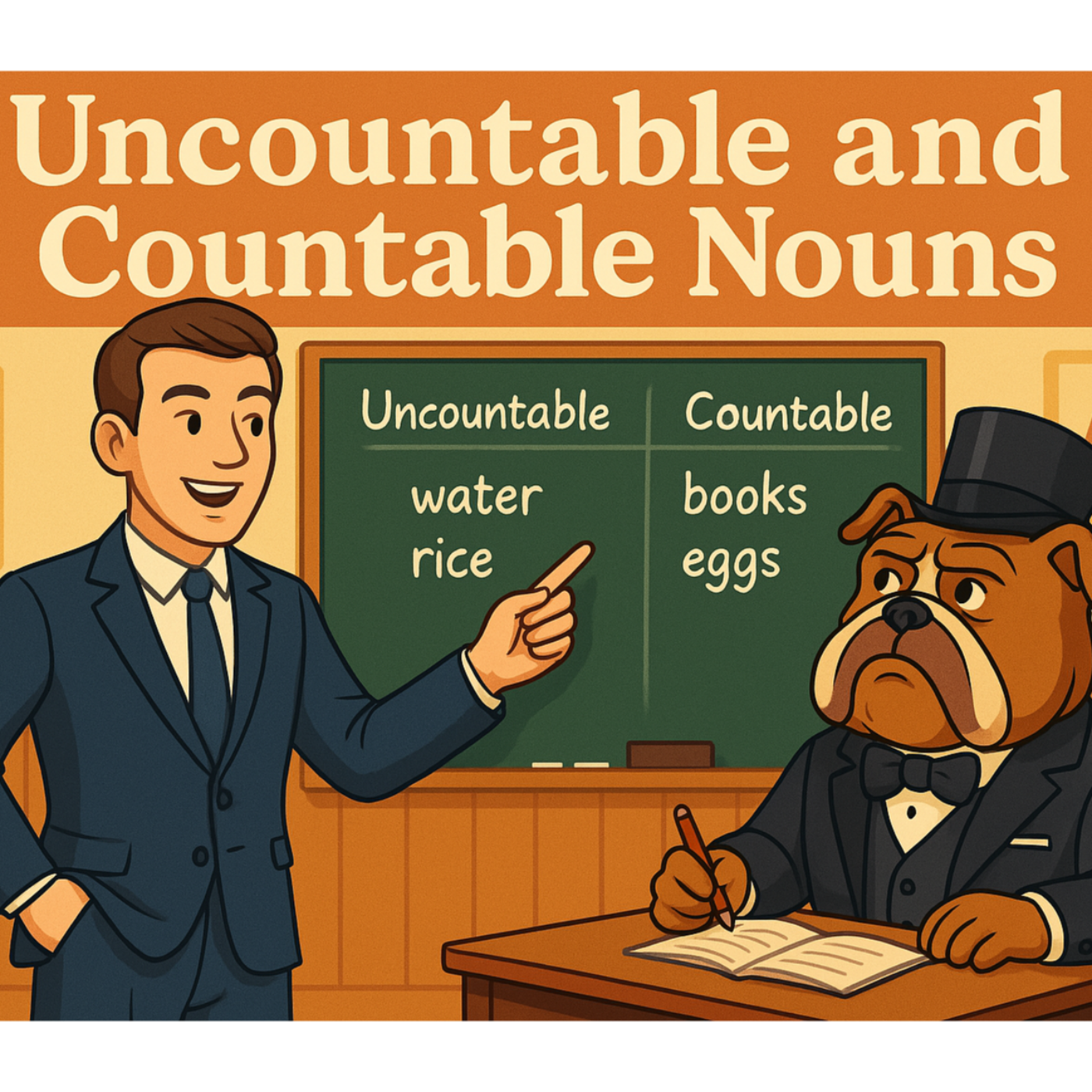 British English Listening - Countable and uncountable nouns - S1 Ep 19