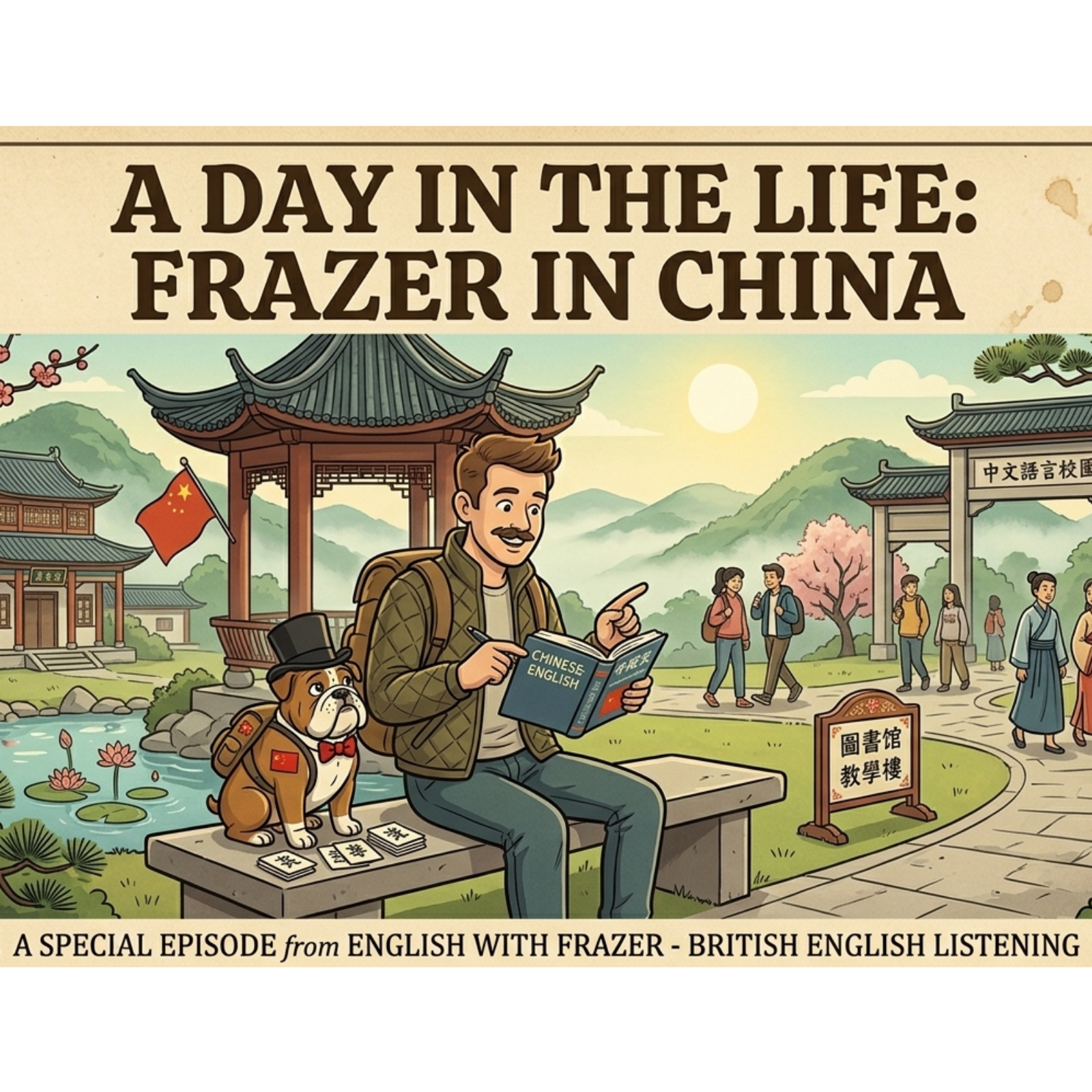 A day in my life (In China) - S2 ep 29 British English Podcast  episode artwork