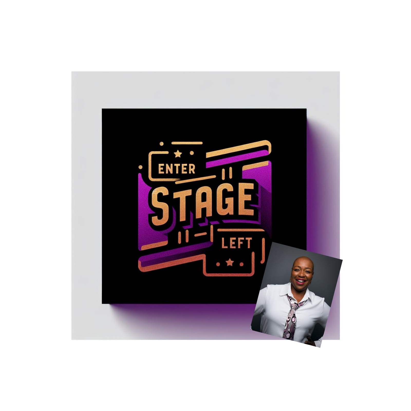 Enter Stage Left hosted by Yvette Monique Clark with Special guest John Bronston episode artwork