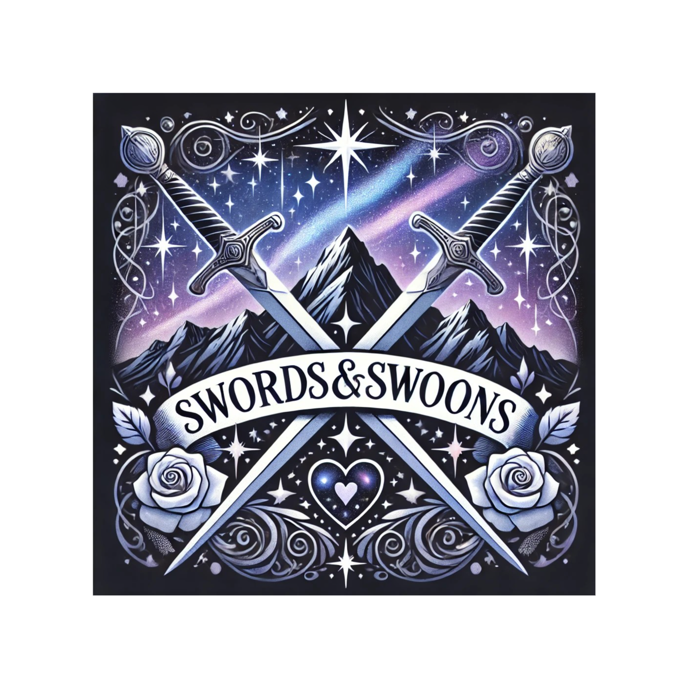 Swords and Swoons podcast artwork