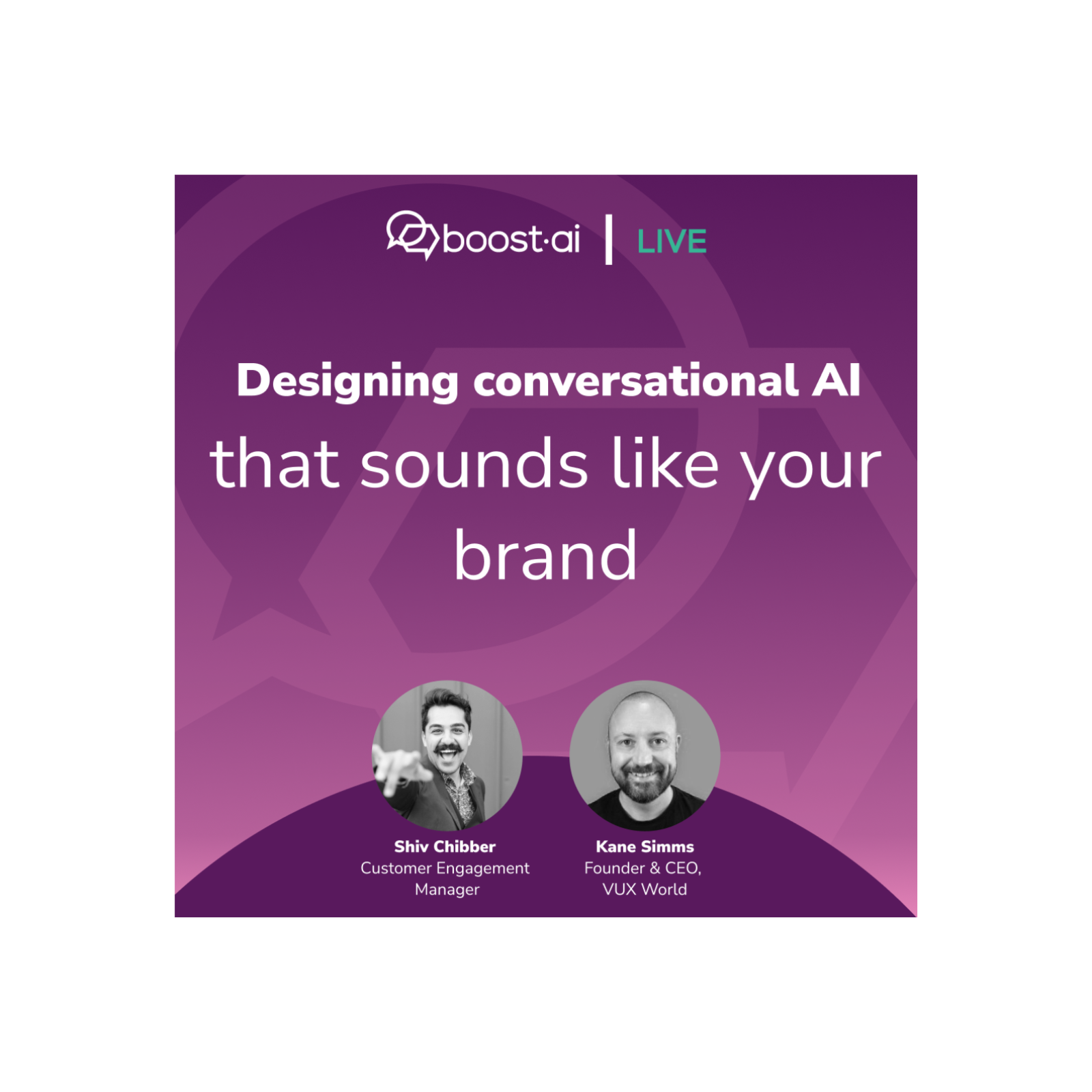 Designing conversational AI that sounds like your brand episode artwork