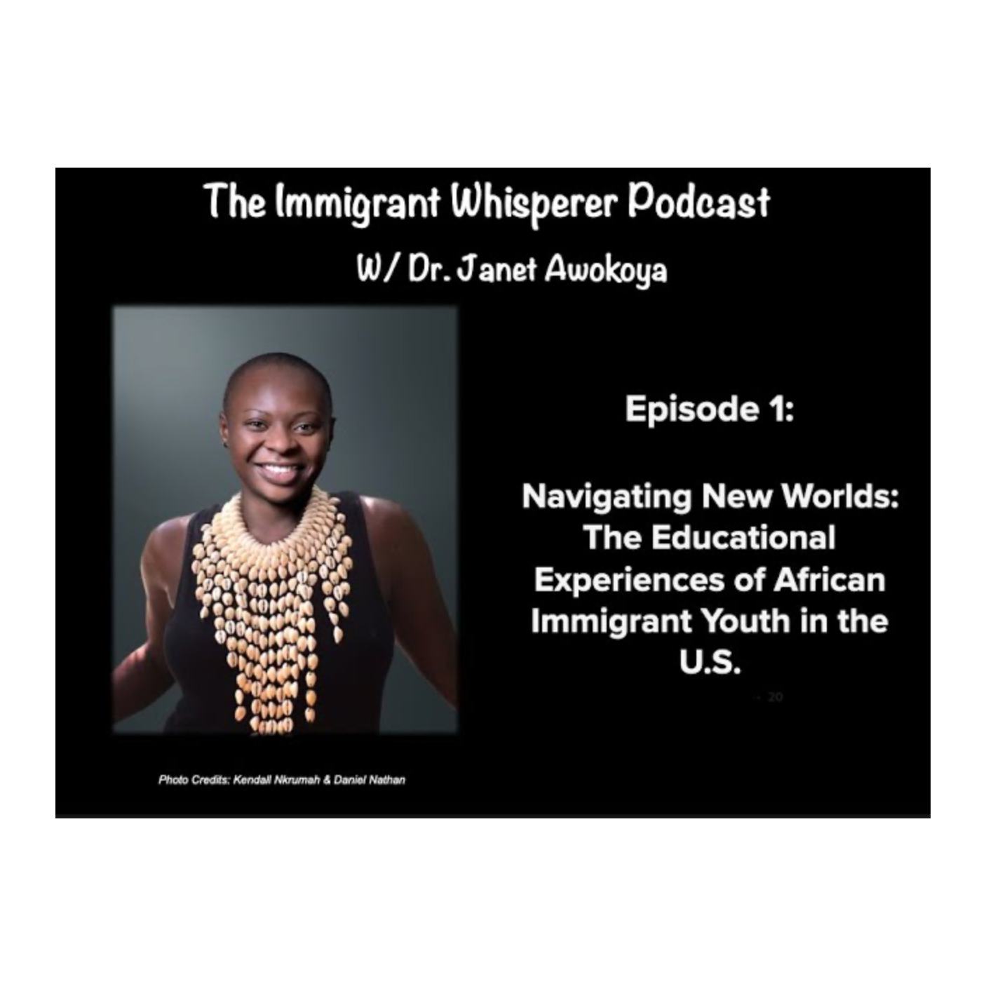 Episode 1: African Immigrant Youth in the U.S.: Navigating New Educational Worlds podcast artwork