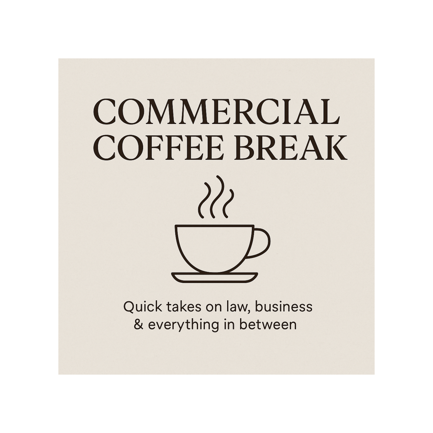 Commercial Coffee Break