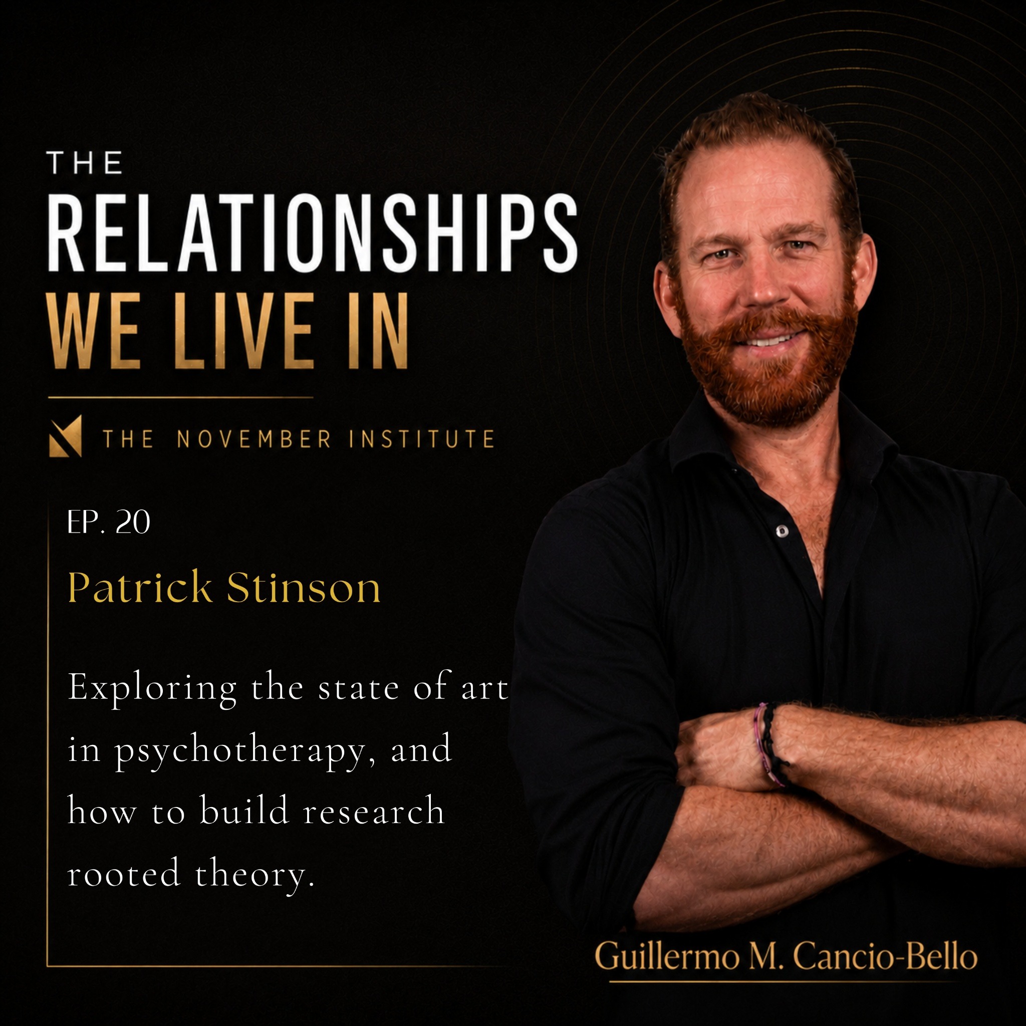 Ep. 20 - Patrick Stinson | Psychotherapy, Bowen Theory, and SARF: a research model episode artwork