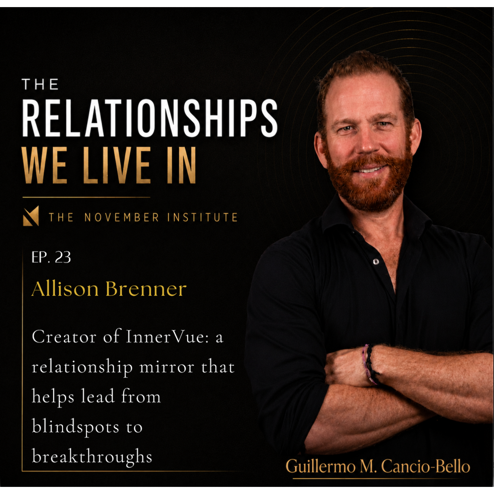 Ep. 23 – Allison Brenner | Relationships as a mirror, InnerVue, and Blindspots to Breakthroughs