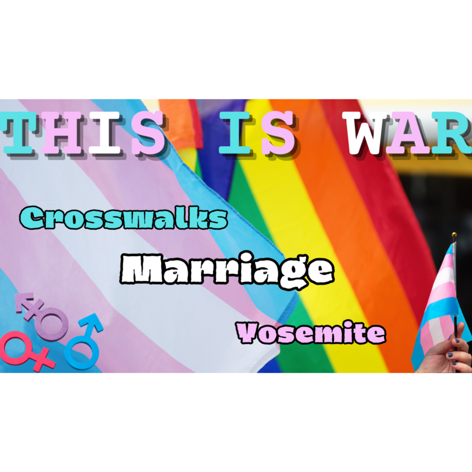 Trump’s War on Trans Rights: Rainbow Crosswalk Ban & Yosemite Flag Fallout - Error Code Show Trump’s War on Trans Rights: Rainbow Crosswalk Ban & Yosemite Flag Fallout - Error Code Show