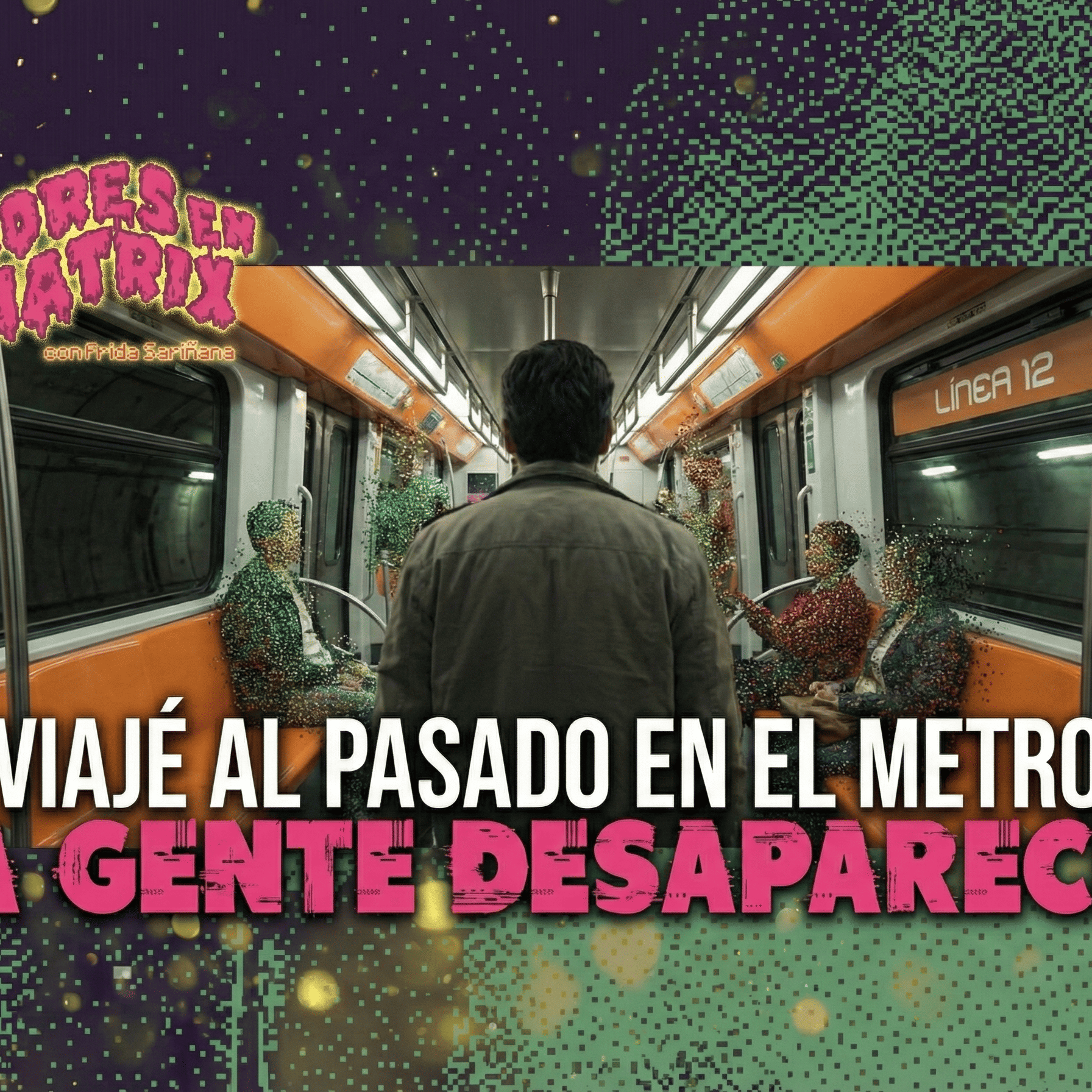 VIAJÉ AL PASADO en la LÍNEA 12 del Metro: La gente DESAPARECÍA frente a mí