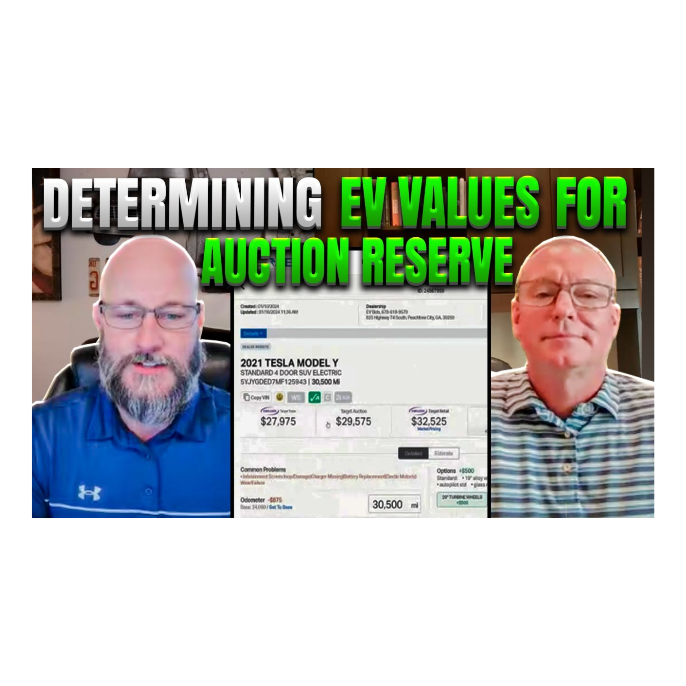 Determining EV Values for Auction Reserve - EV Bids Podcast Episode 2 Determining EV Values for Auction Reserve - EV Bids Podcast Episode 2