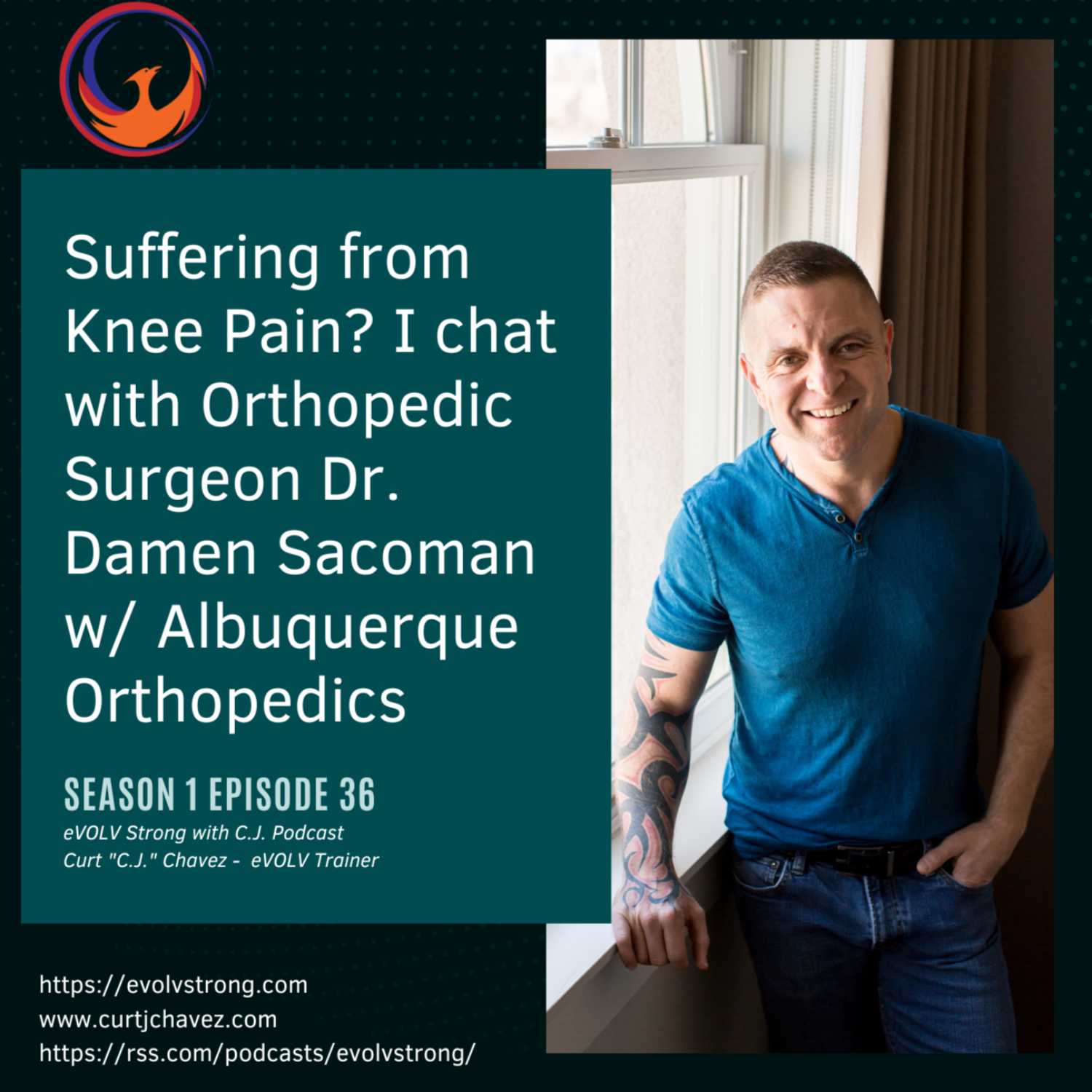 Suffering from Knee Pain? I chat with Orthopedic Surgeon Dr. Damen Sacoman w/ Abq Orthopedics