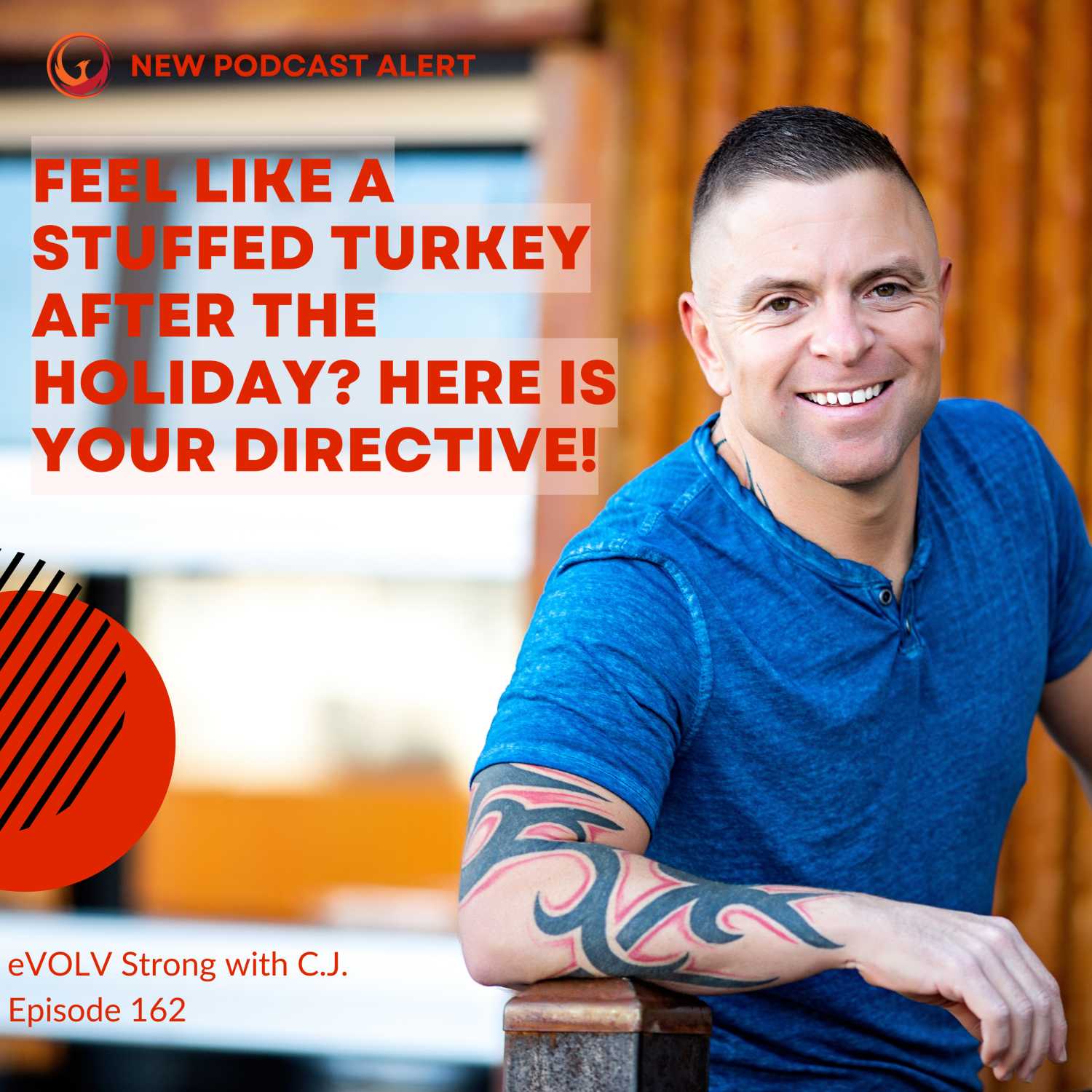 Feel like a stuffed turkey after the holiday? Here is your directive!