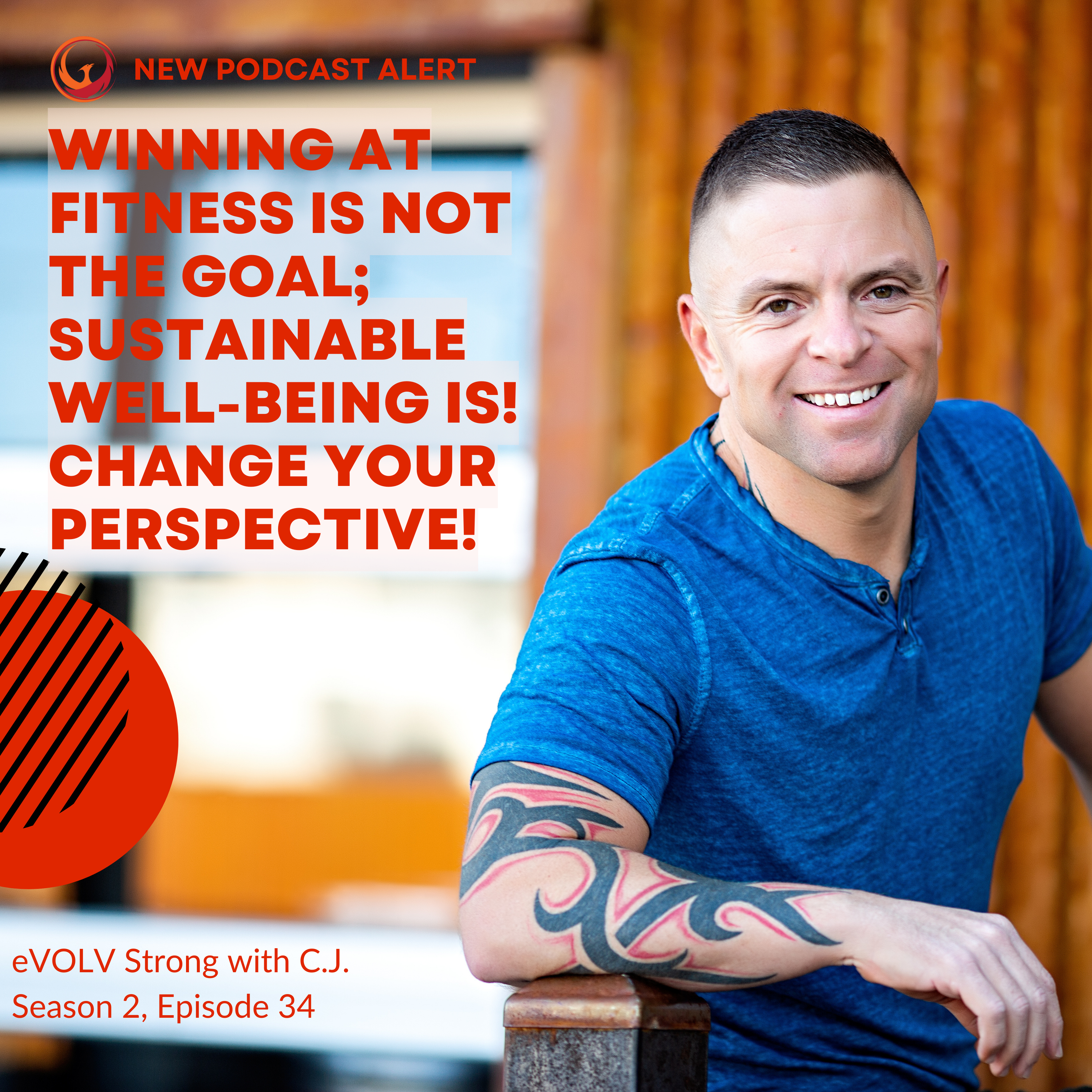 Winning at fitness is not the goal: sustainable well-being is!  Change your perspective.