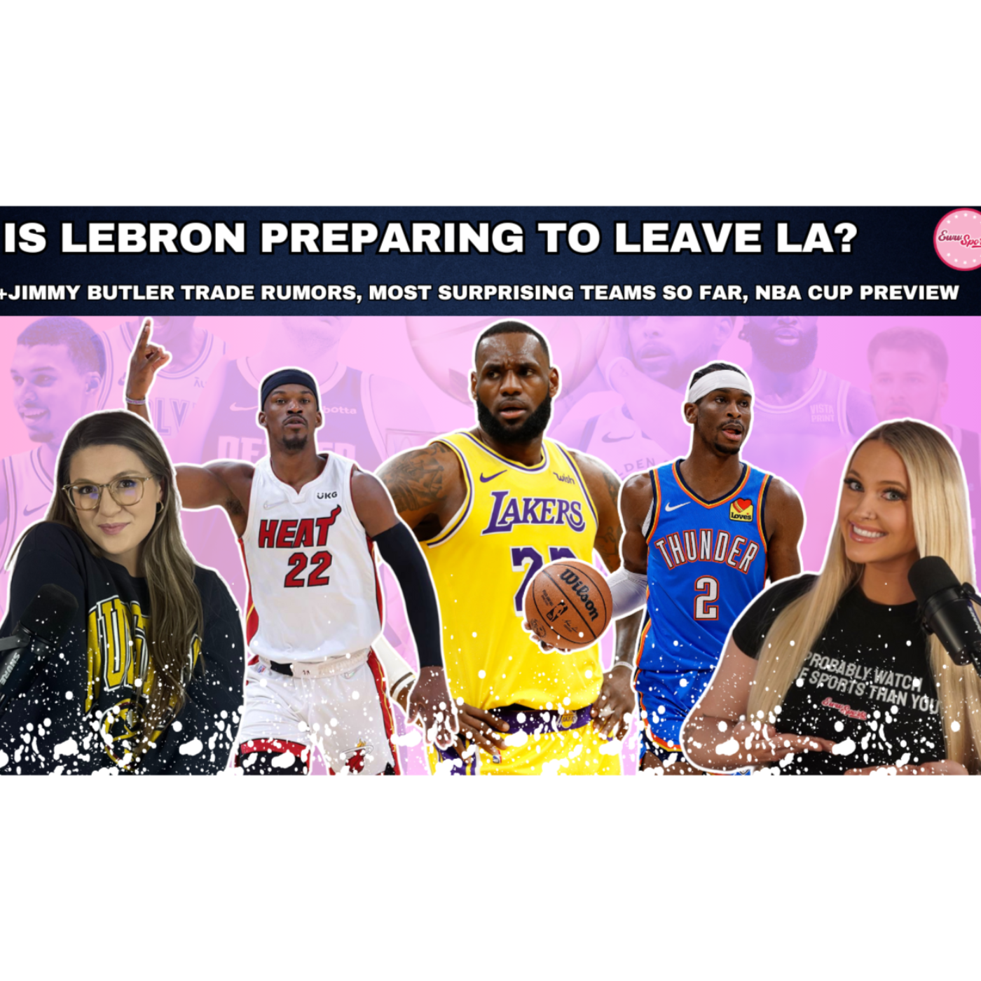 Is Lebron Leaving the Lakers, Jimmy Butler Potential Trade Spots, Most Shocking Teams So Far episode artwork