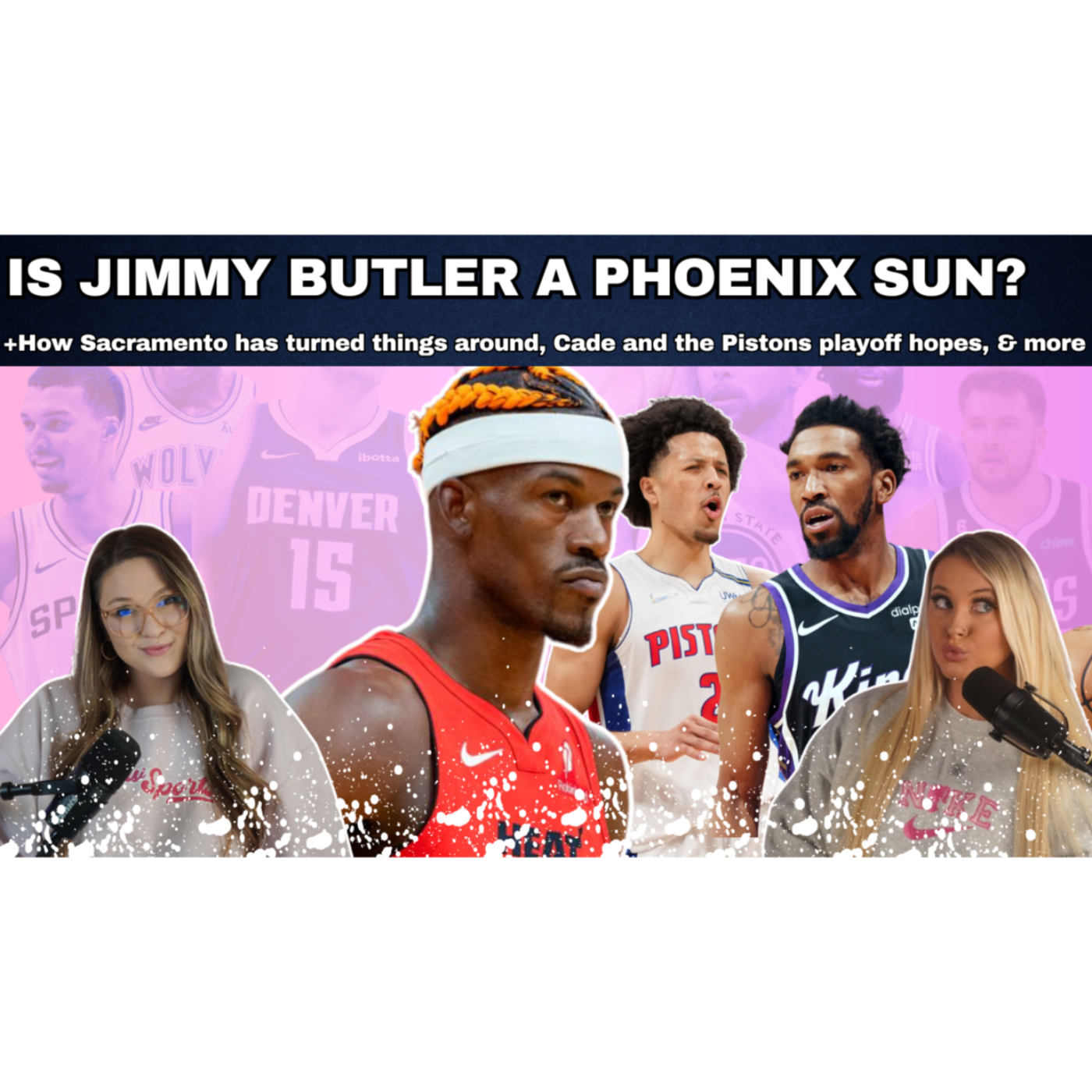 Jimmy Butler Headed to Phoenix? Are the Pistons Playoff Bound? Kings Thrive Since Mike Brown Firing episode artwork