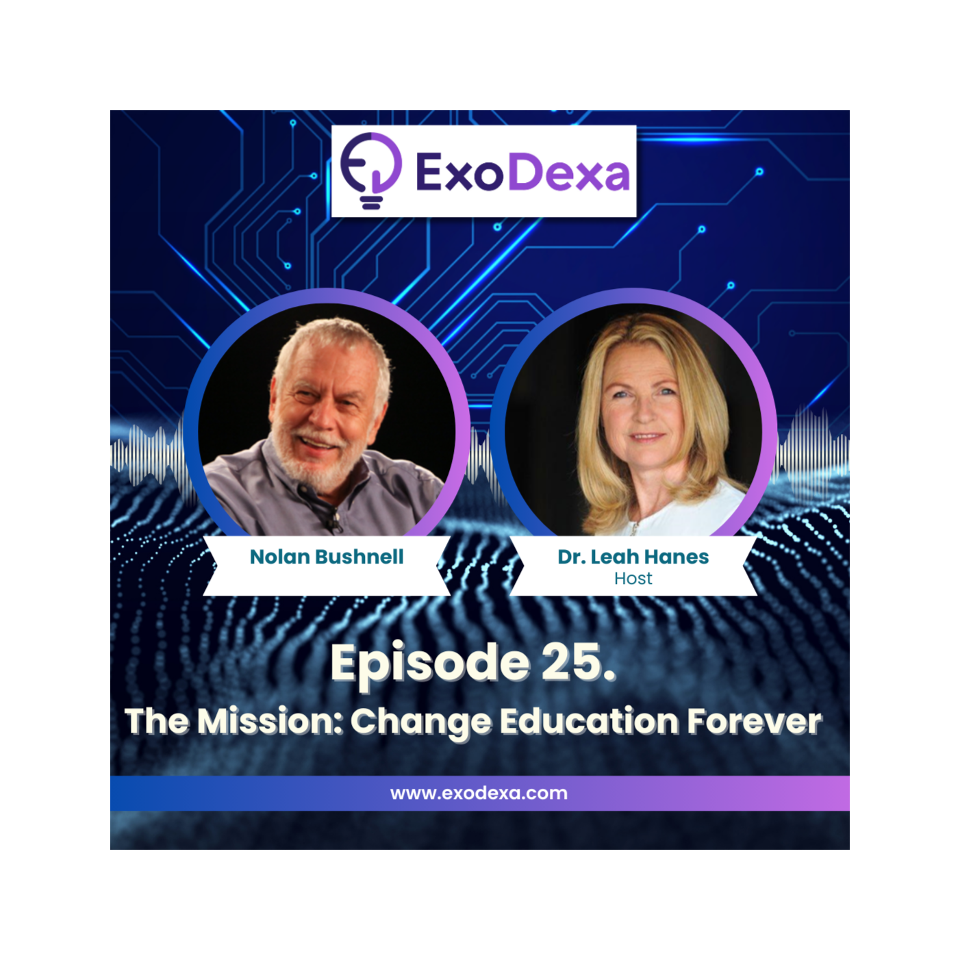 ExoDexa Podcast- Featuring Nolan Bushnell and Dr. Leah Hanes