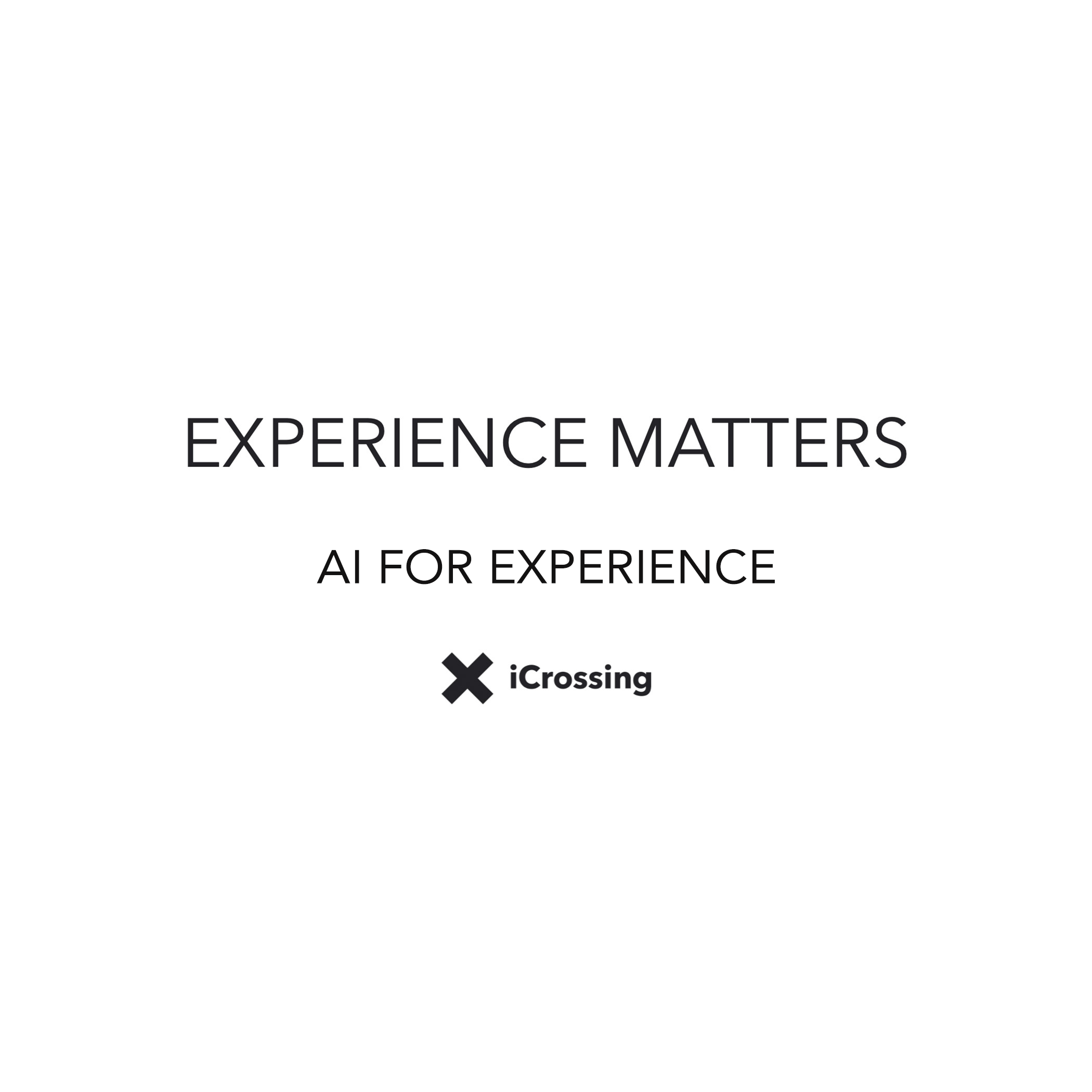 AI for experience