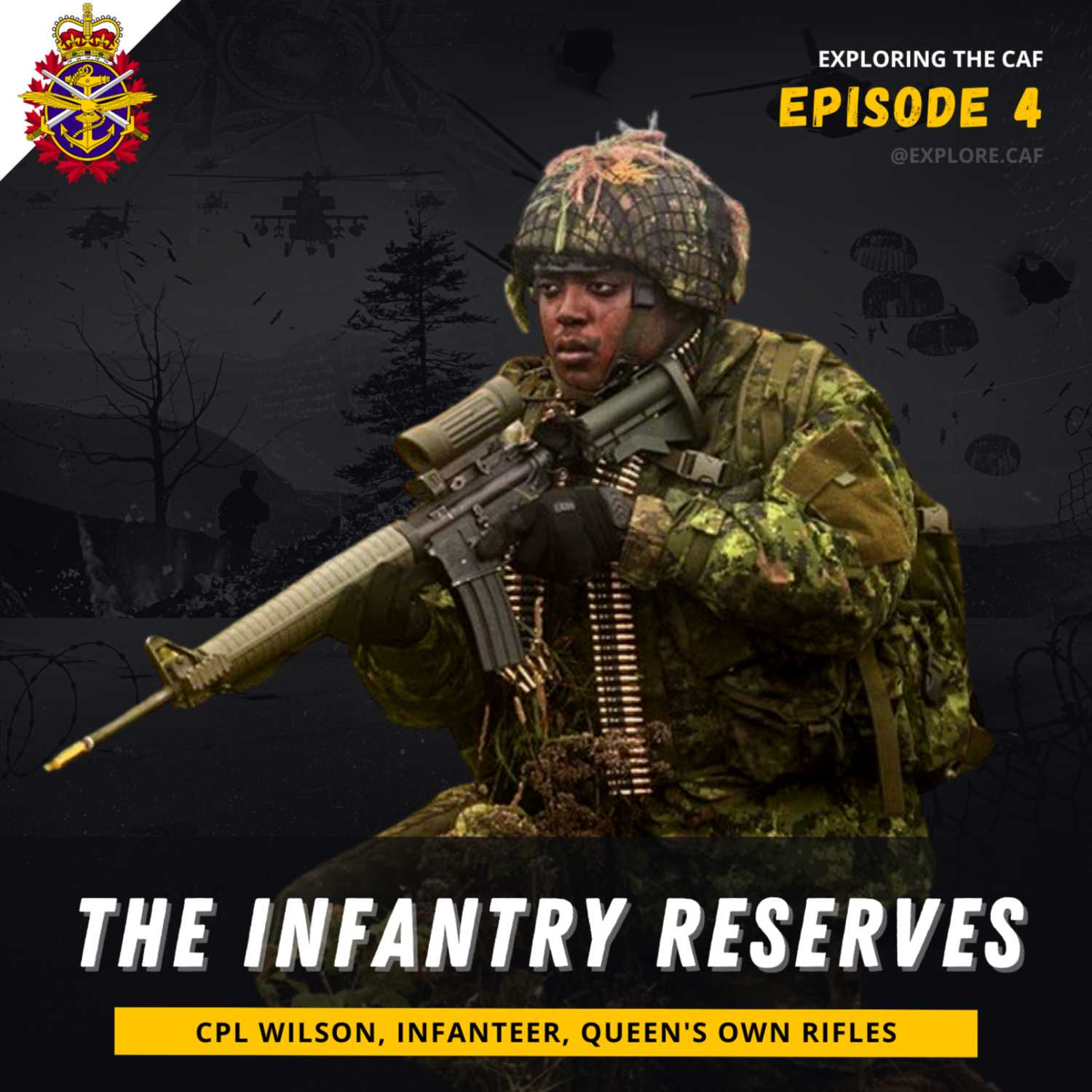 The INFANTRY Reserves with Cpl Wilson
