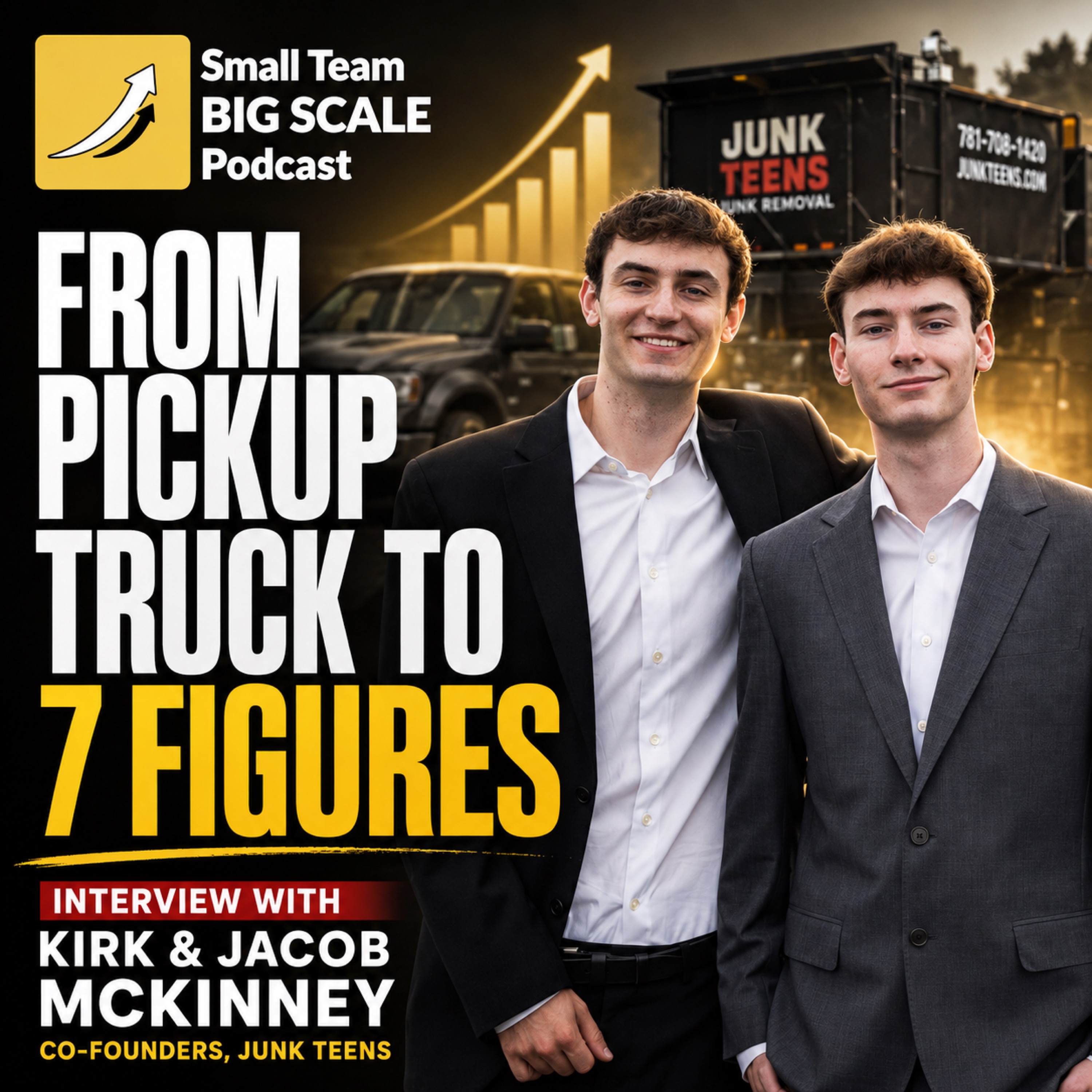 From Pickup Truck to 7 Figures — Interview with Kirk & Jacob McKinney, Co-Founders, Junk Teens